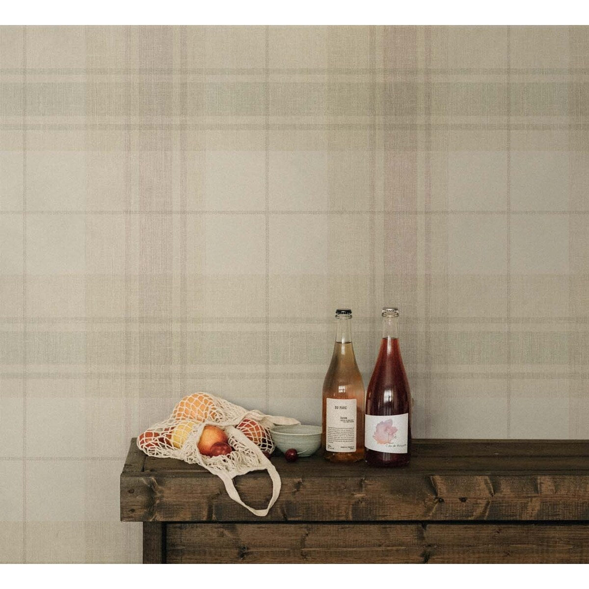 Seabrook Designs Delphia Plaid Unpasted Wallpaper - 20.5 in. W x 33 ft. L