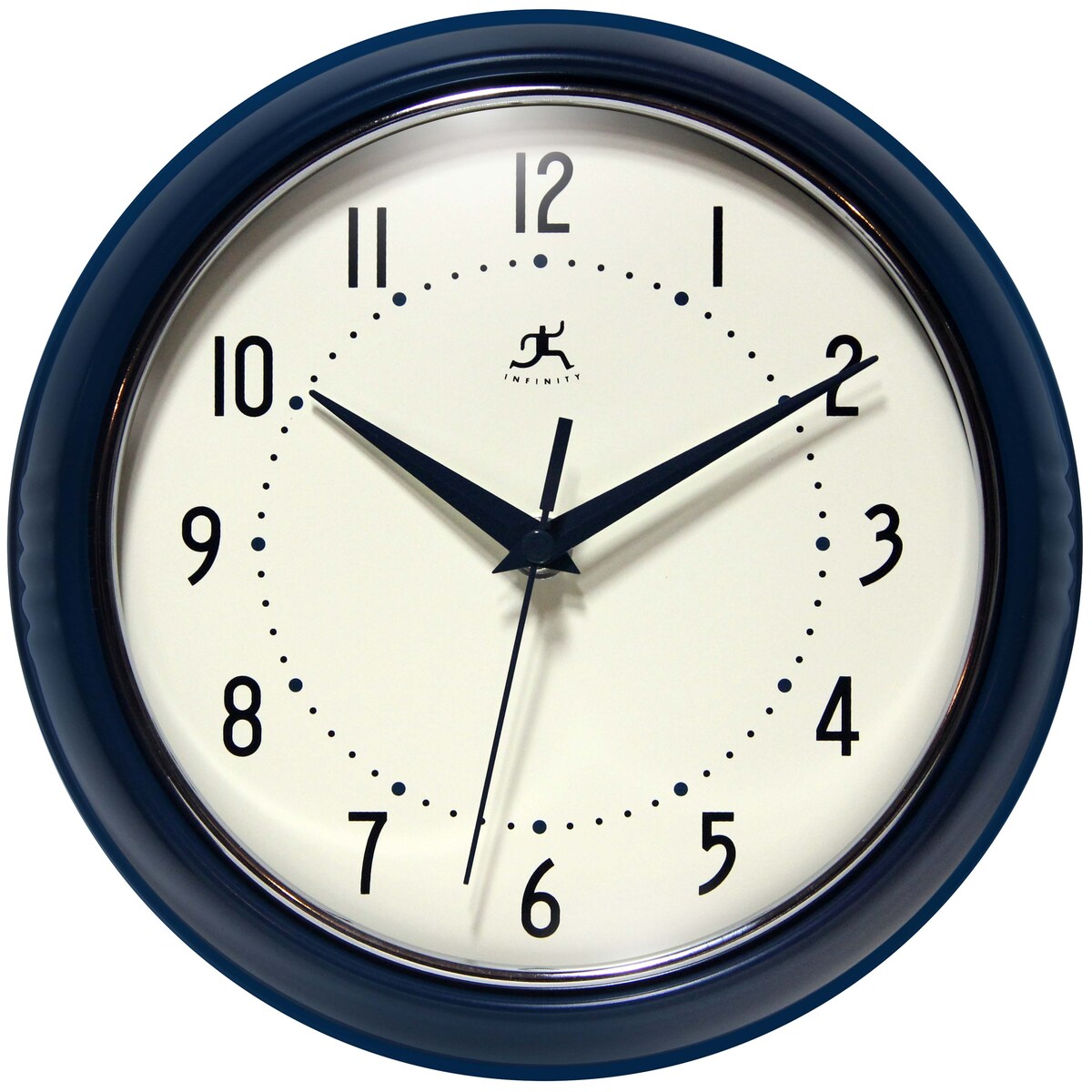 Round Retro Kitchen Wall Clock by Infinity Instruments