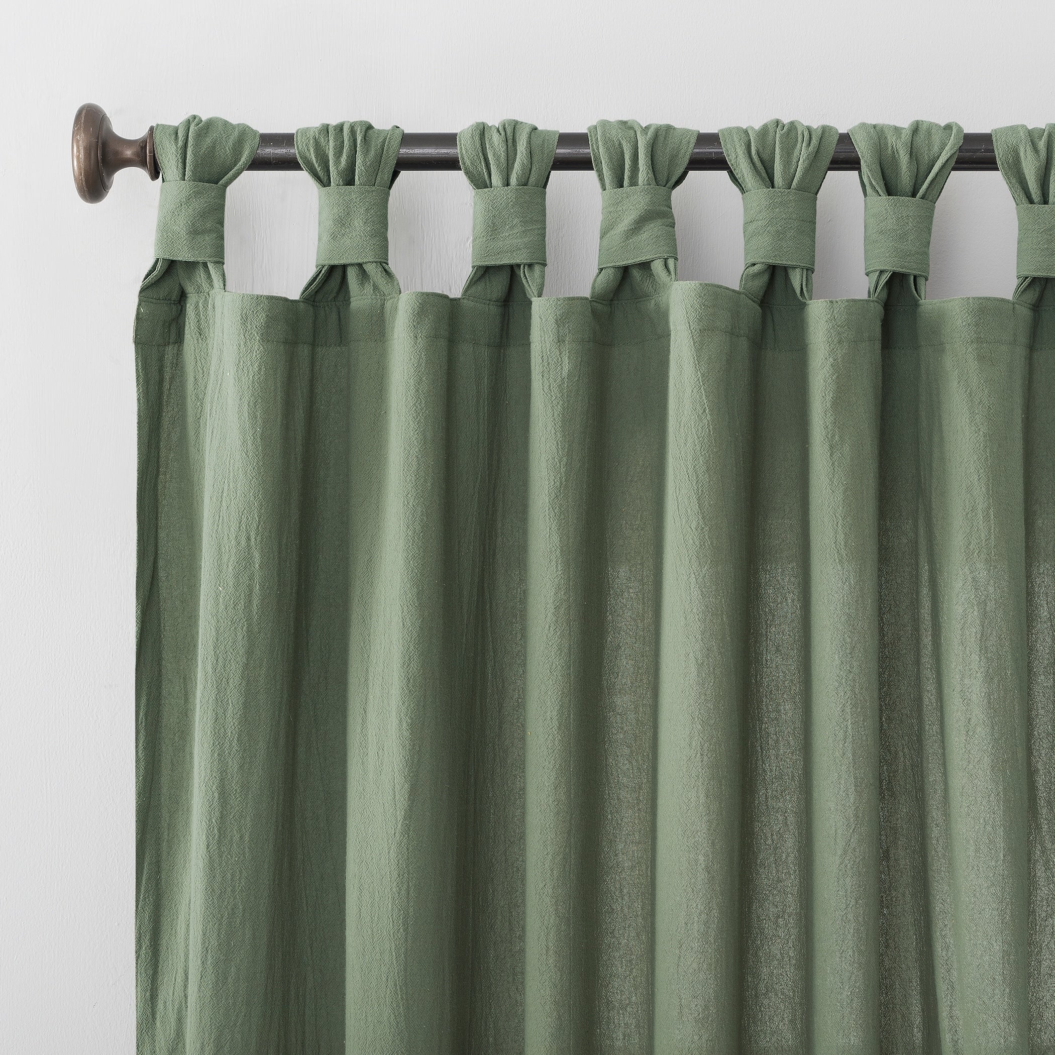 Archaeo Washed Cotton Twist Tab Curtain, Single Panel