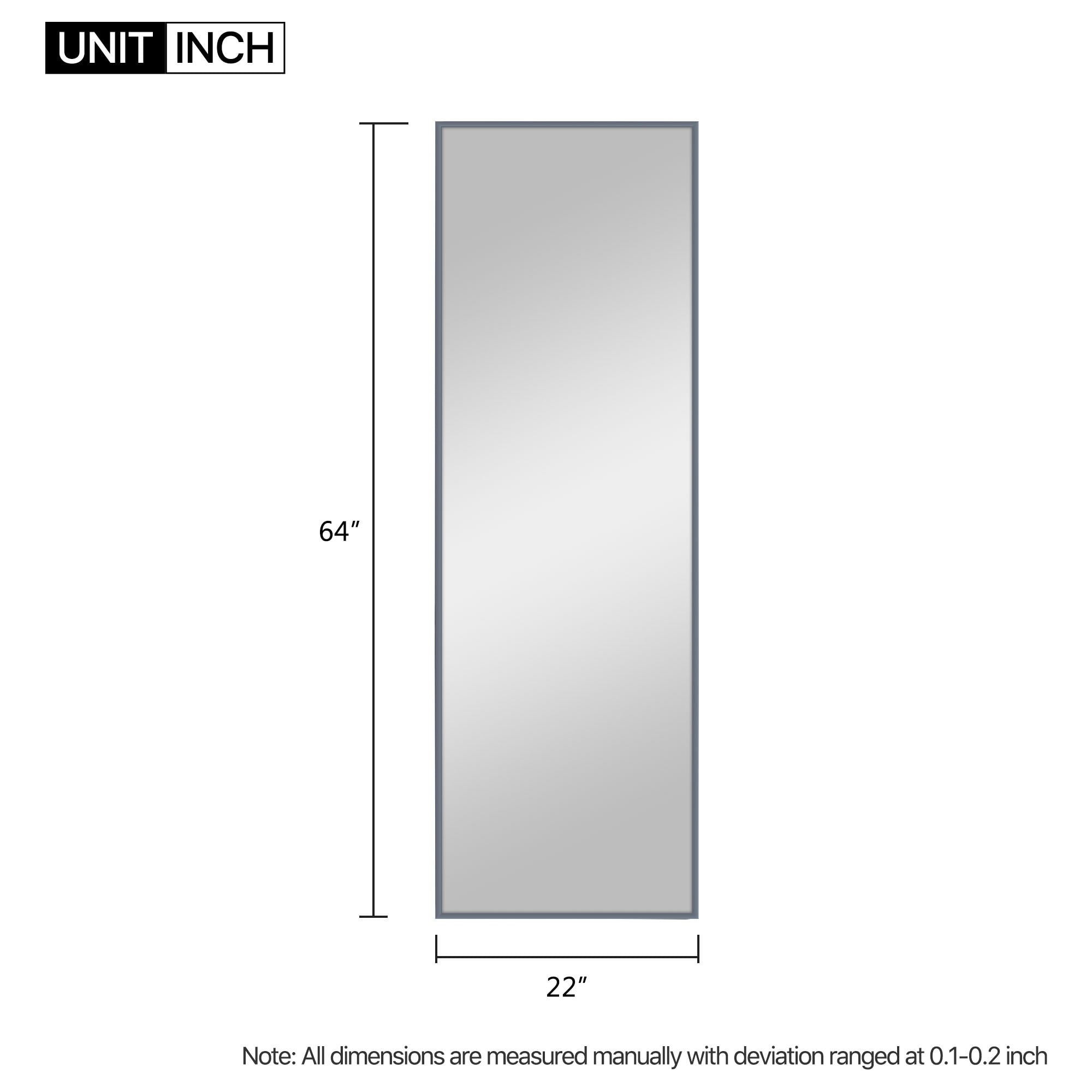 Aluminum Alloy Full Length Floor Mirror