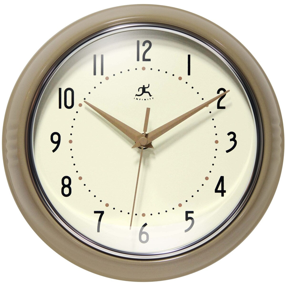 Round Retro Kitchen Wall Clock by Infinity Instruments