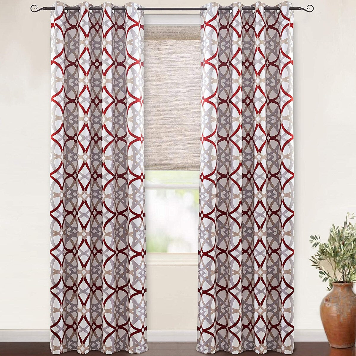 Jarvenpaa Insulated Blackout Grommet Window Curtain Panel Pair