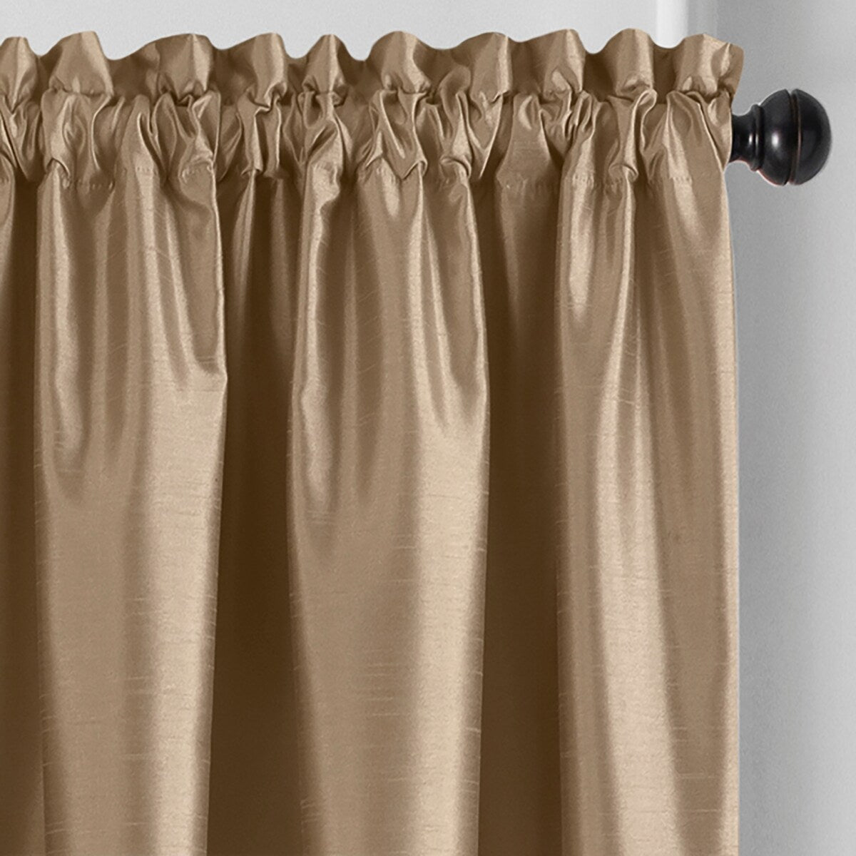 Colette Faux Silk Blackout Window Curtain