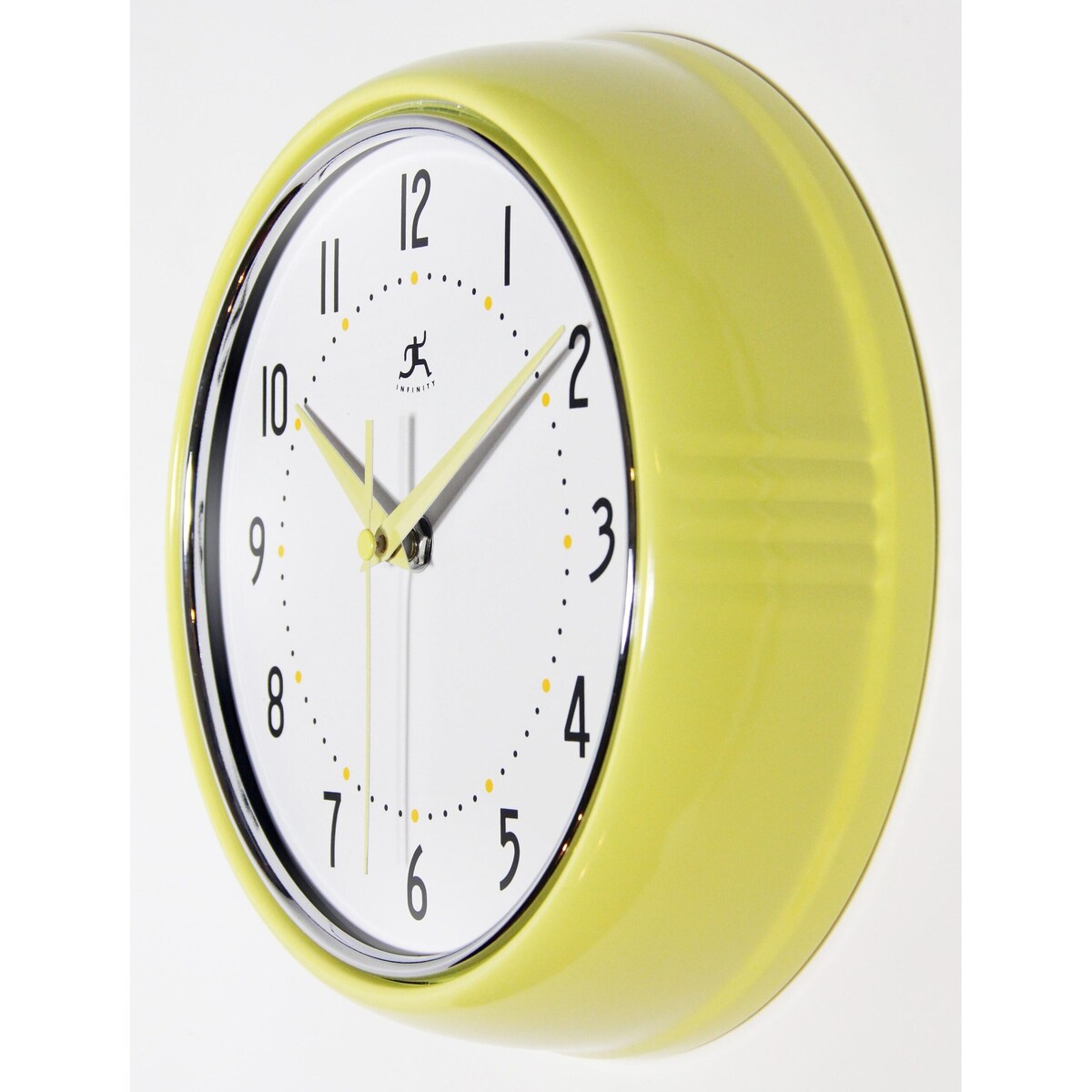 Round Retro Kitchen Wall Clock by Infinity Instruments