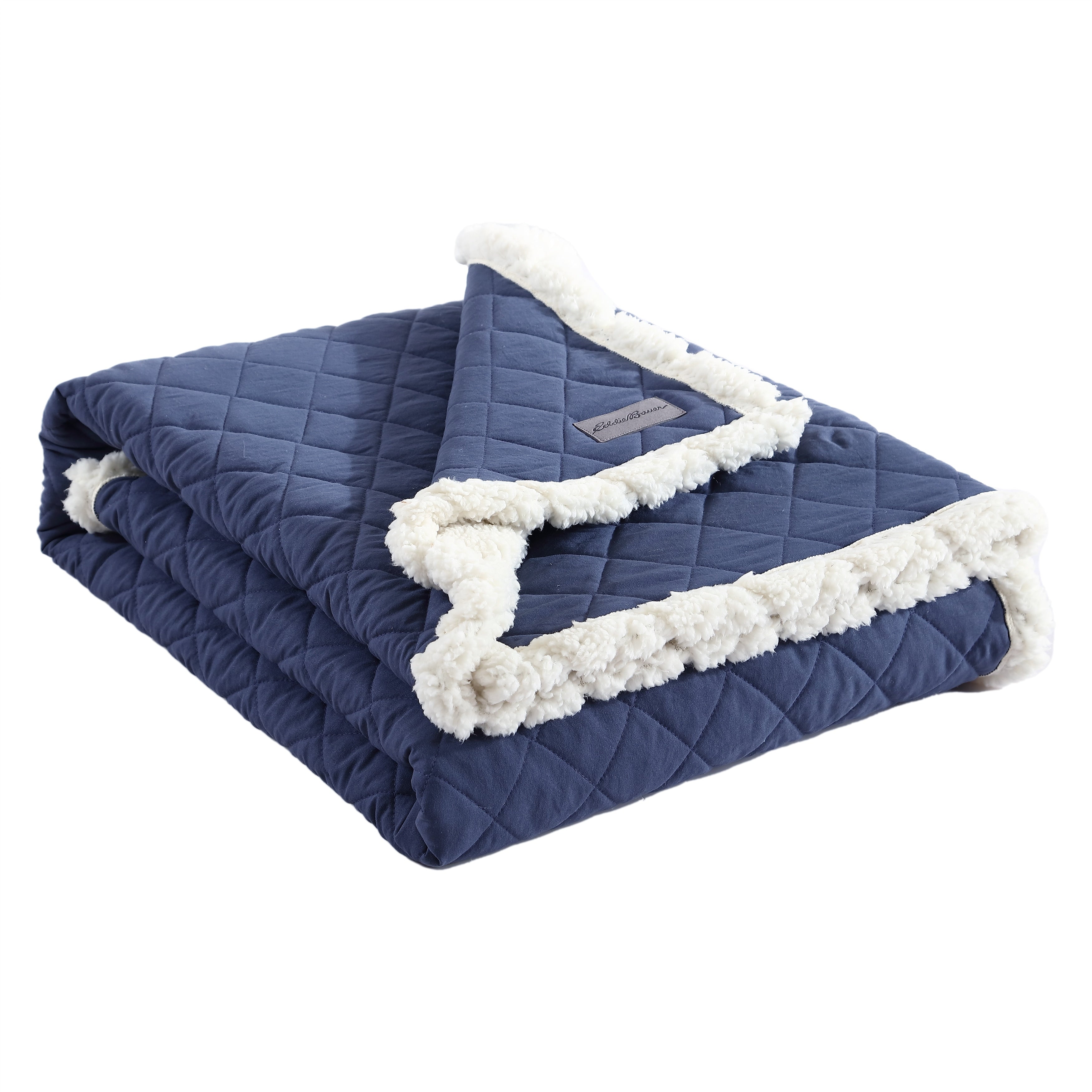 Eddie Bauer Essential Blue 50 X 60 Throw Blanket