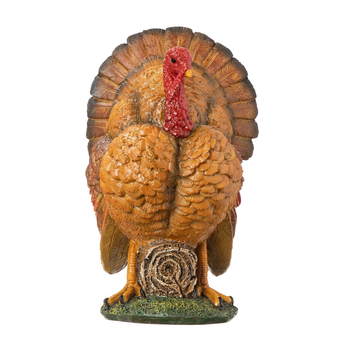 Glitzhome 9.5H Thanksgiving Resin Turkey Table Decor