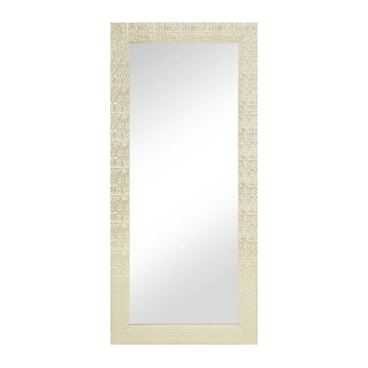 Premium Mosaic Pattern Full-Length Vertical Mirror - Standing, Leaning, Free-Standing Full Body Dressing Mirror