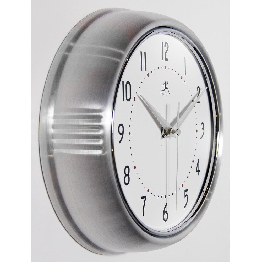 Round Retro Kitchen Wall Clock by Infinity Instruments