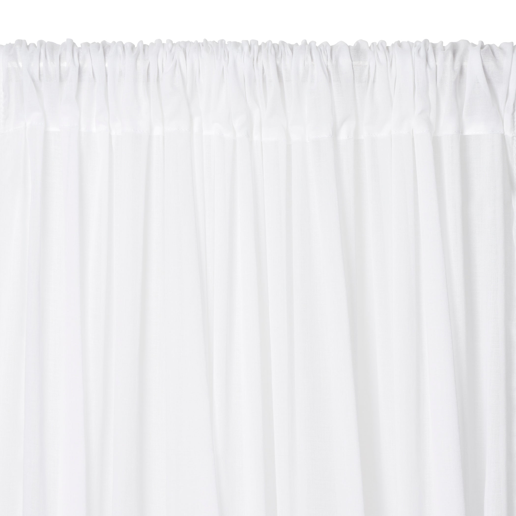 Bianca Semi-Sheer Window Curtain with Tassels