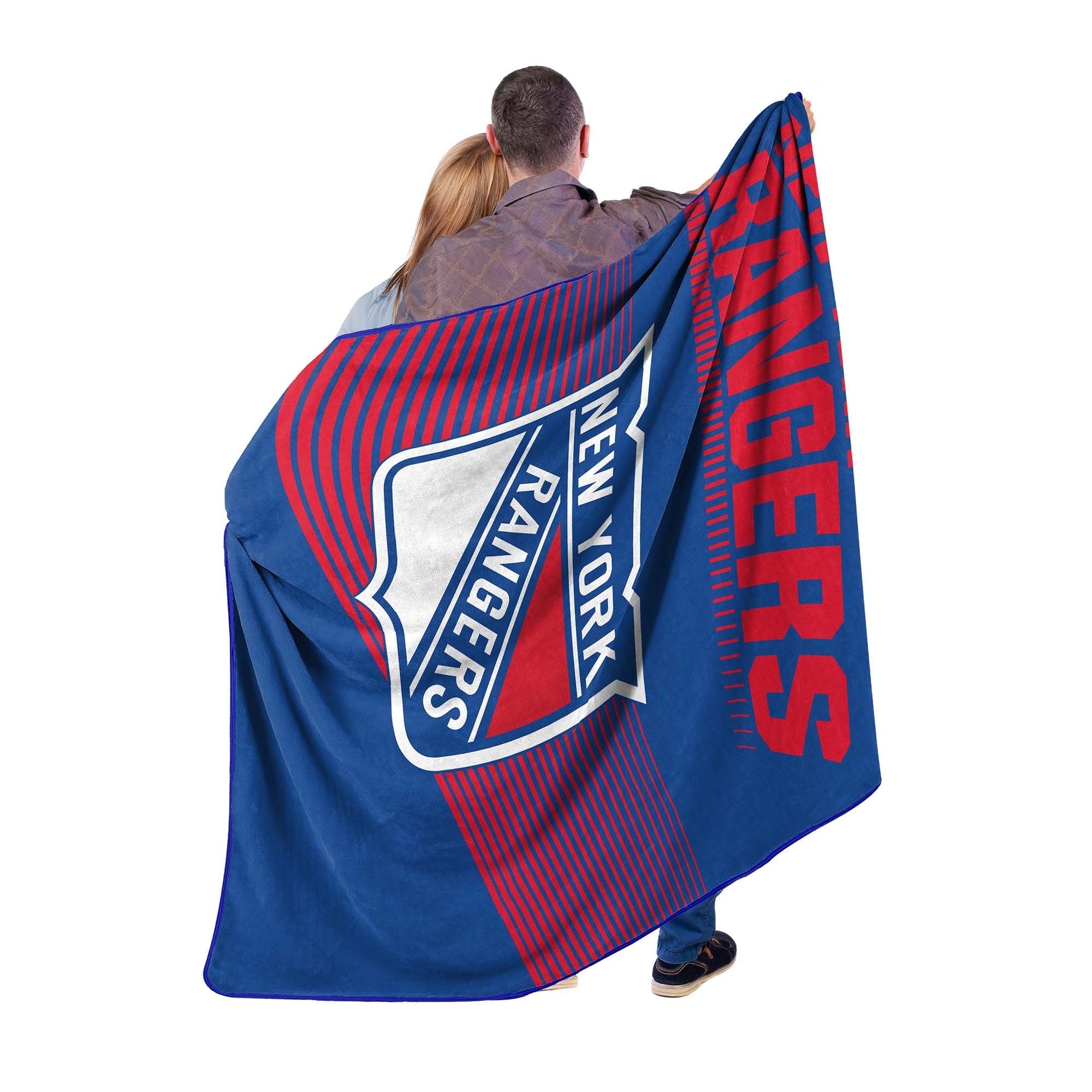 NHL New York Rangers 60 x 80 Raschel Throw Blanket