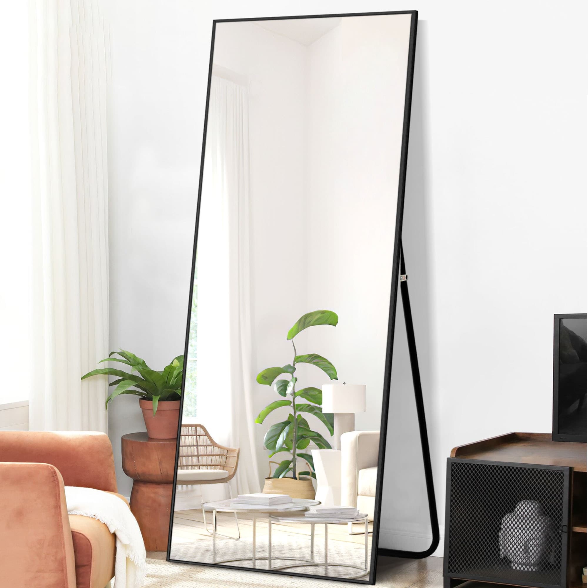 Aluminum Alloy Full Length Floor Mirror