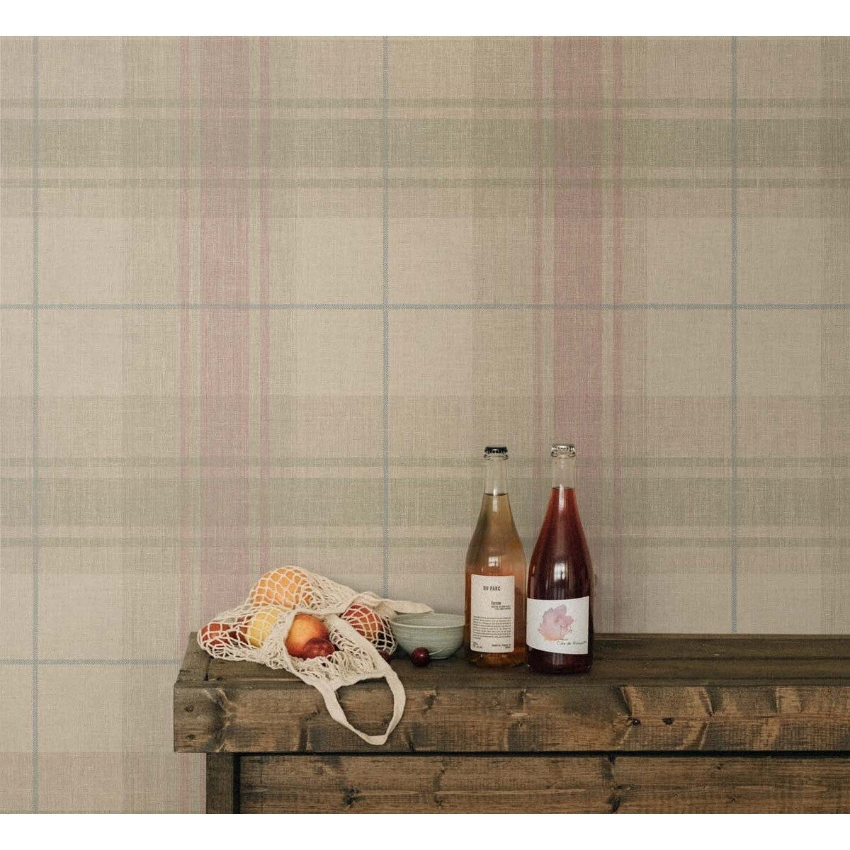 Seabrook Designs Delphia Plaid Unpasted Wallpaper - 20.5 in. W x 33 ft. L