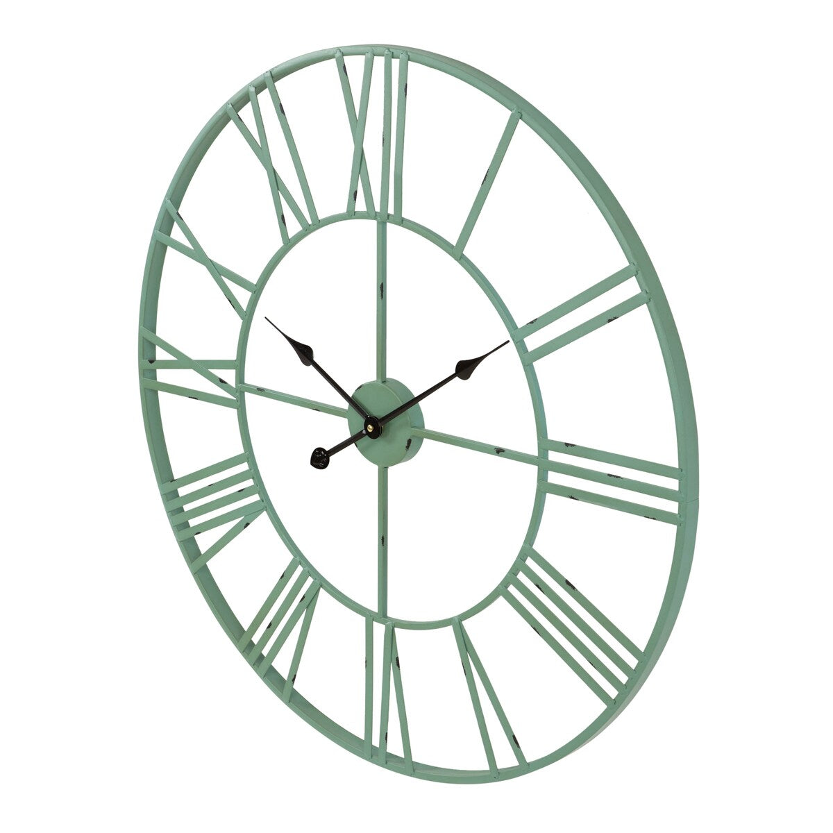 Solange Round Metal Wall Clock