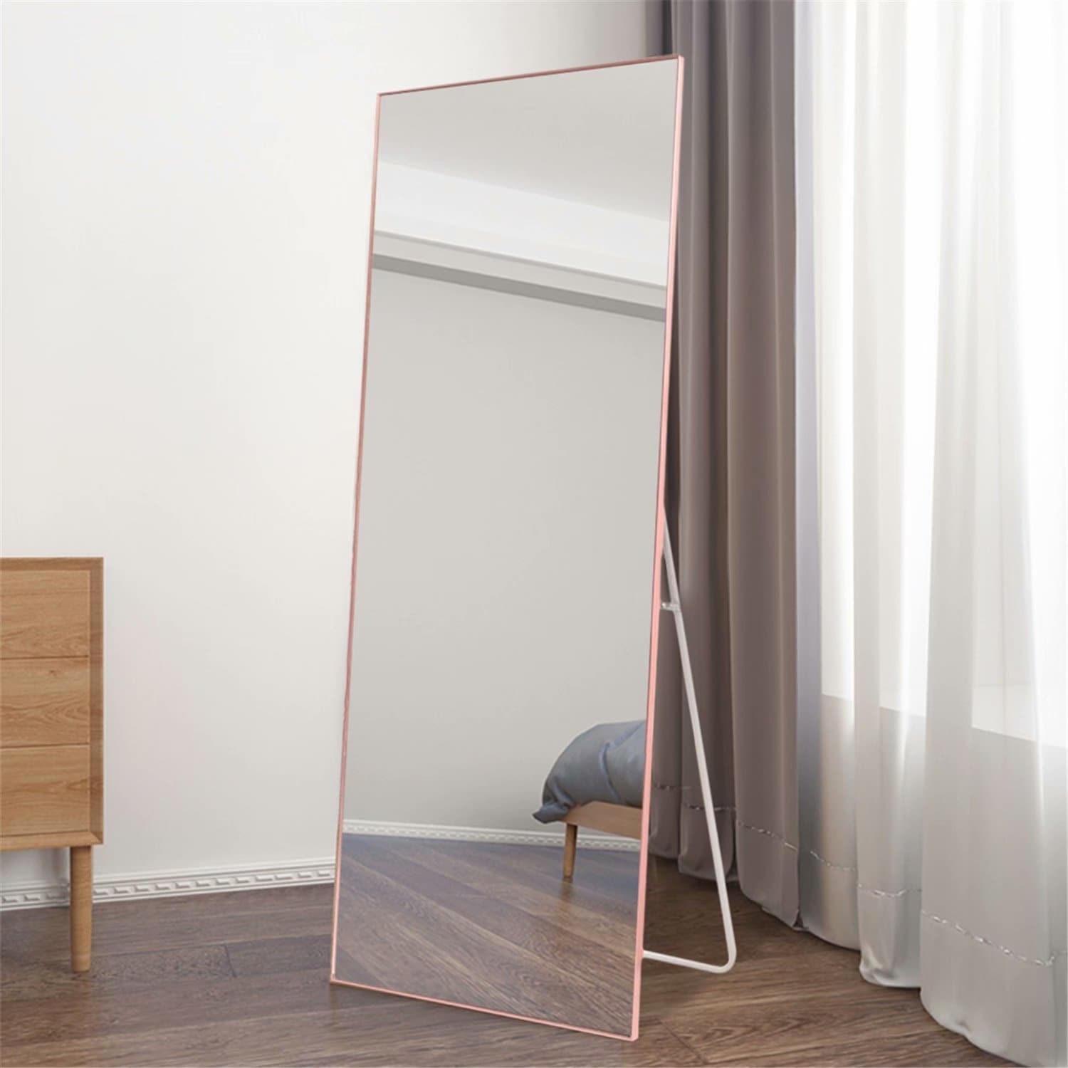 Aluminum Alloy Full Length Floor Mirror