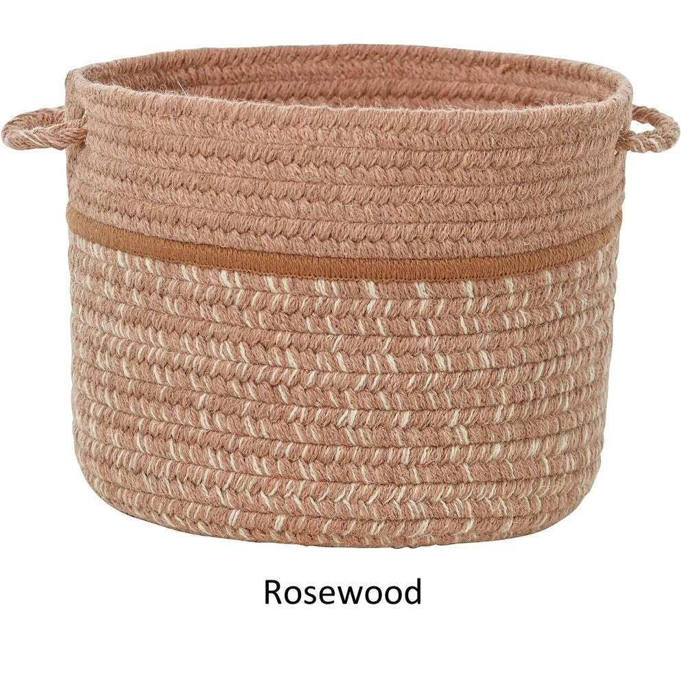 Seaport Wool Blend Storage Basket