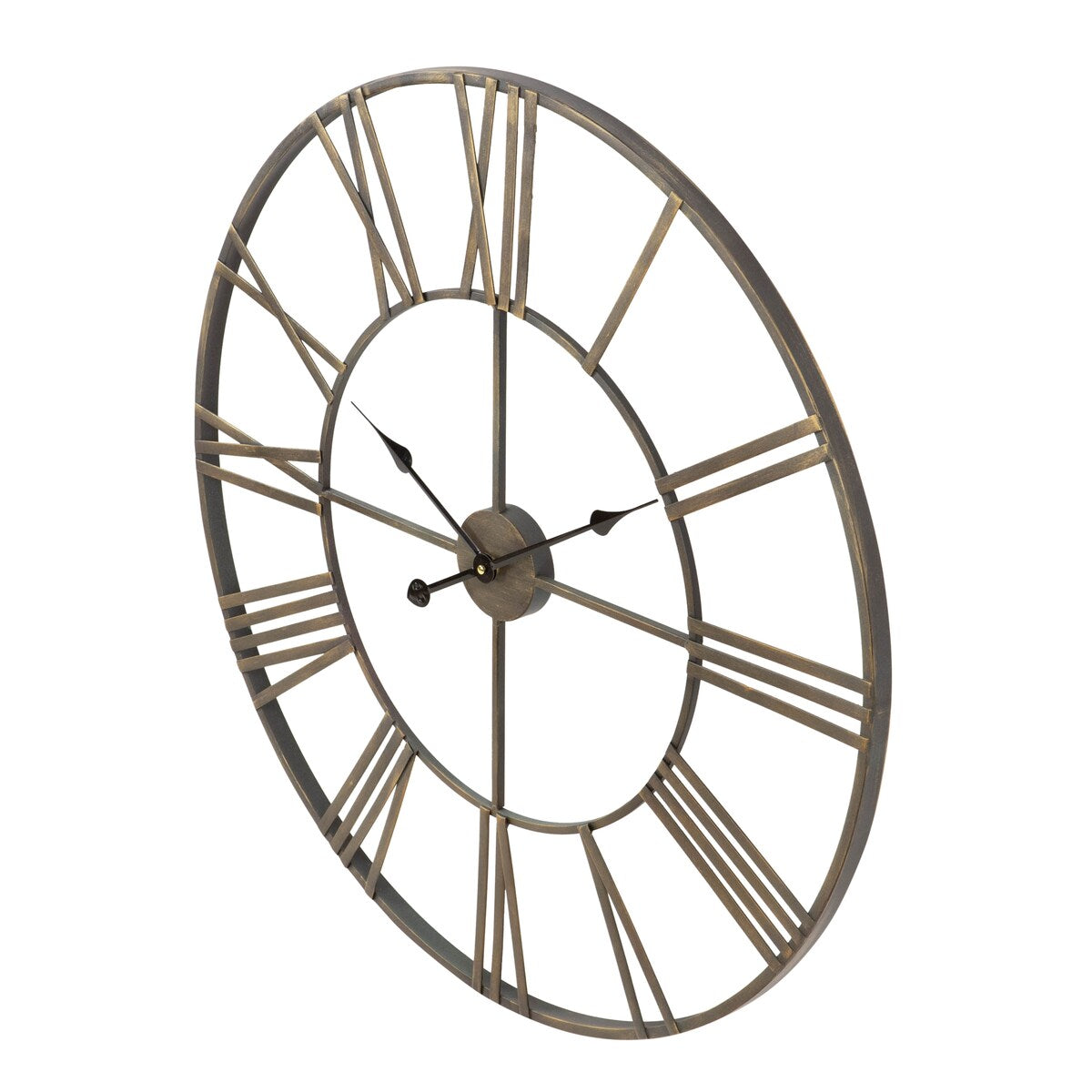 Solange Round Metal Wall Clock