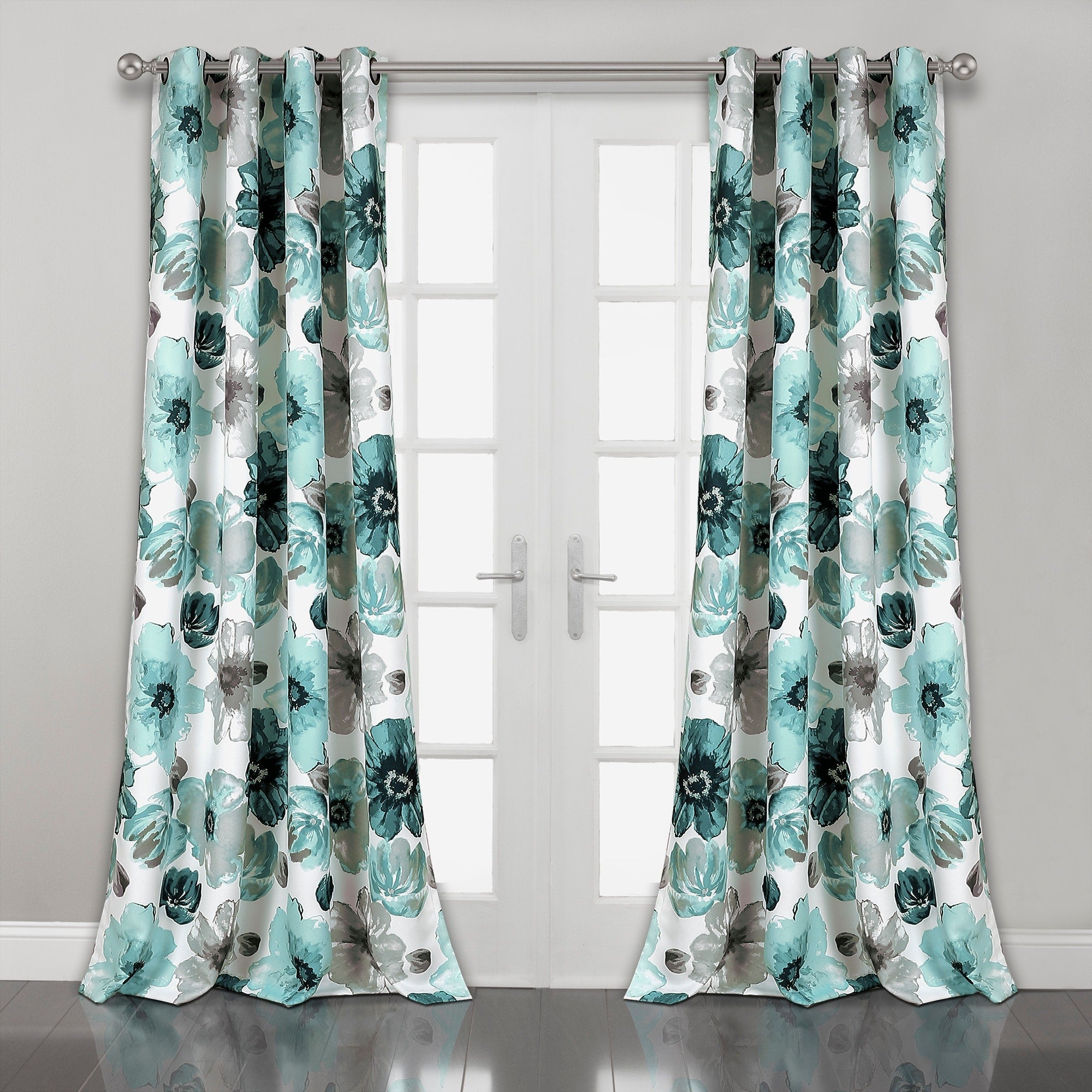 Lush Decor Leah Room Darkening Curtain Panel Pair