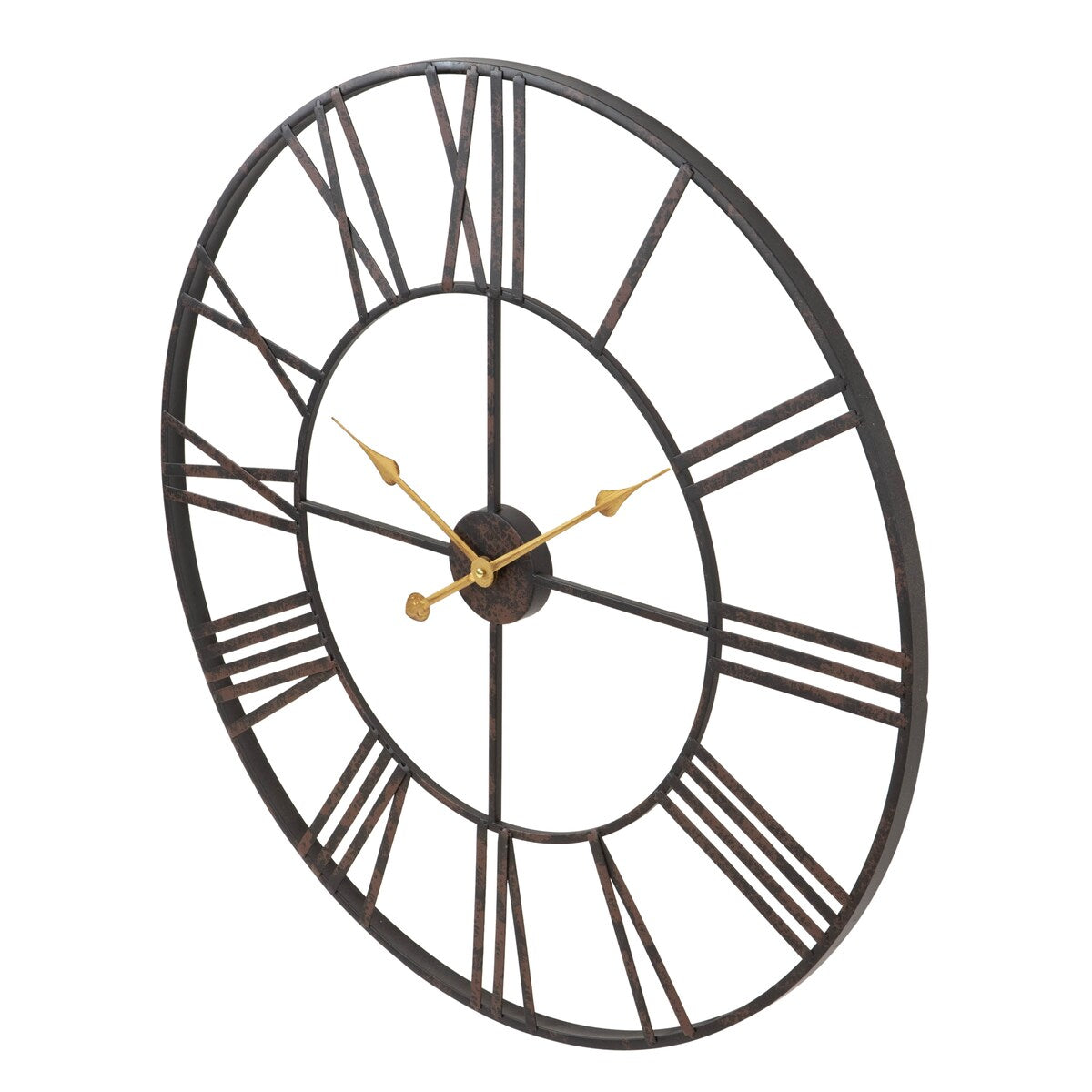 Solange Round Metal Wall Clock