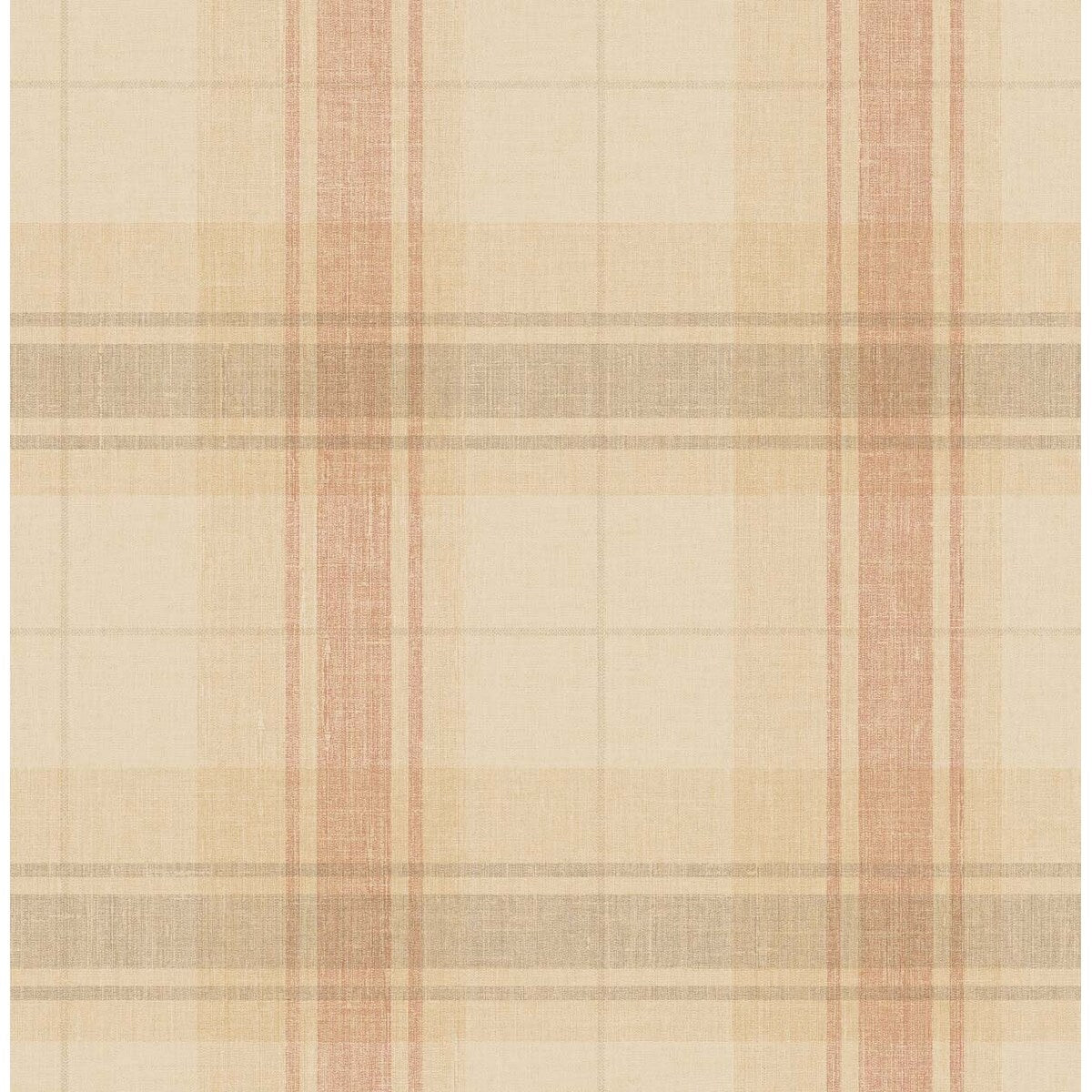 Seabrook Designs Delphia Plaid Unpasted Wallpaper - 20.5 in. W x 33 ft. L