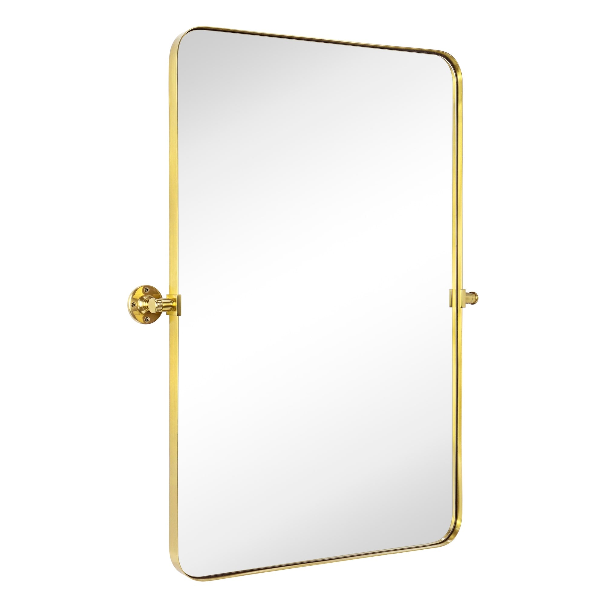 TEHOME Jonathan Rectangle Pivot Tilt Metal Wall Mirror