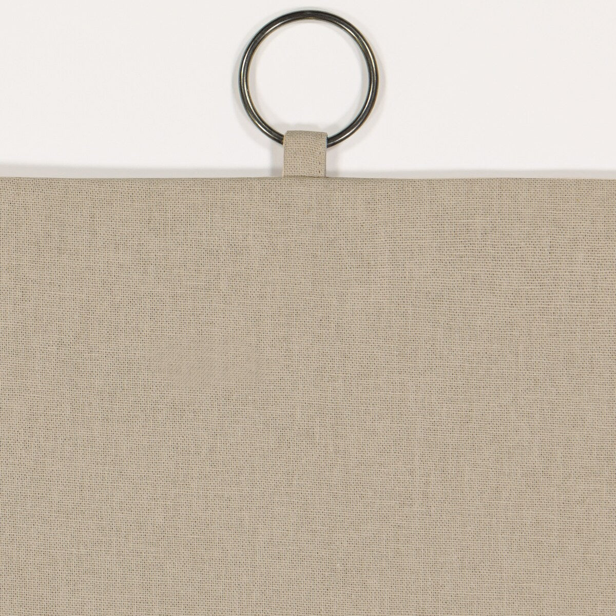 Mercantile Drop Cloth Light Filtering Ring and Tab Top Farmhouse Valance, 16x60