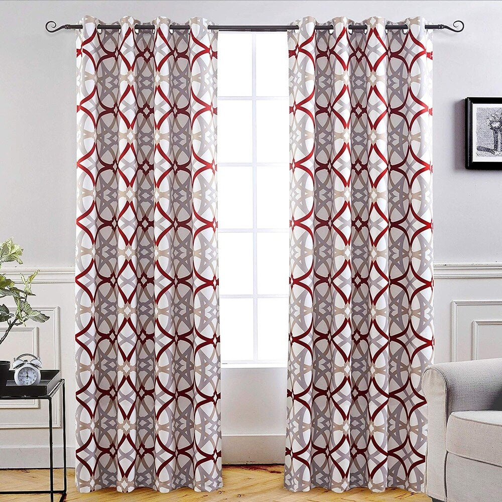 Jarvenpaa Insulated Blackout Grommet Window Curtain Panel Pair