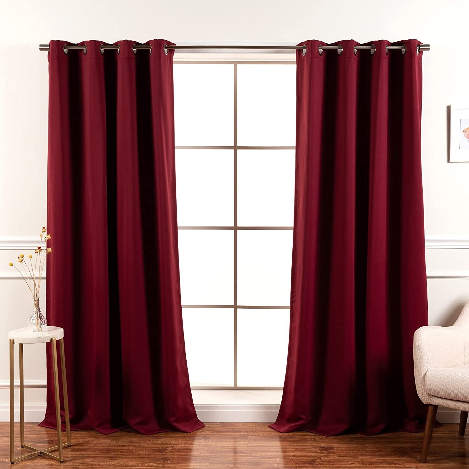 Aurora Home Grommet Top Insulated 64-inch Blackout Curtain Panel Pair - 52 x 64