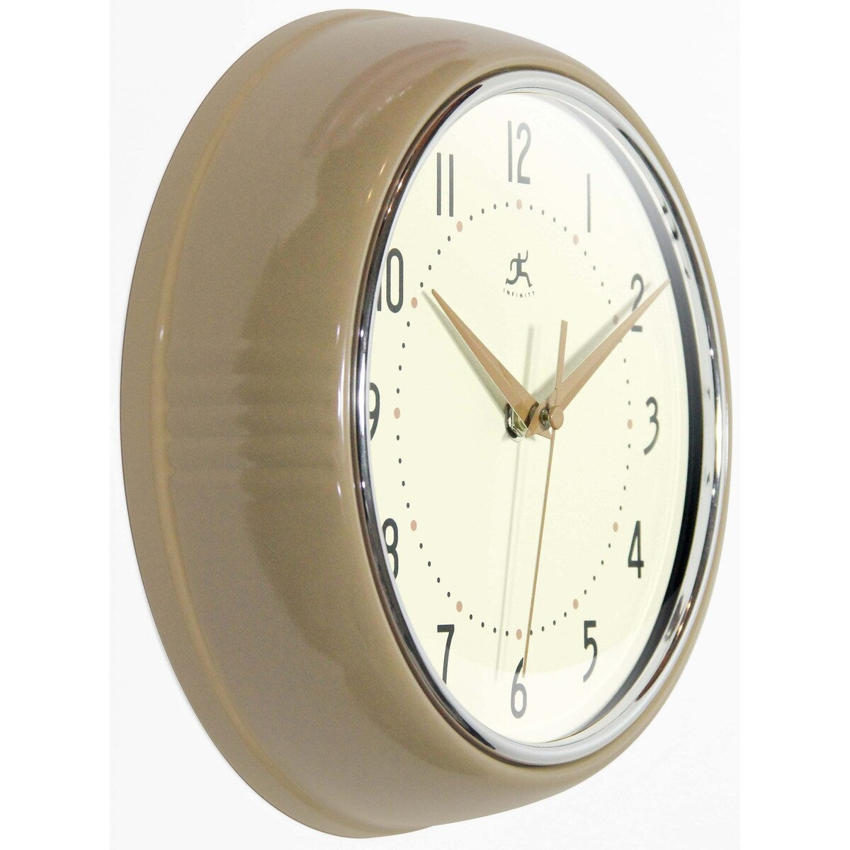 Round Retro Kitchen Wall Clock by Infinity Instruments