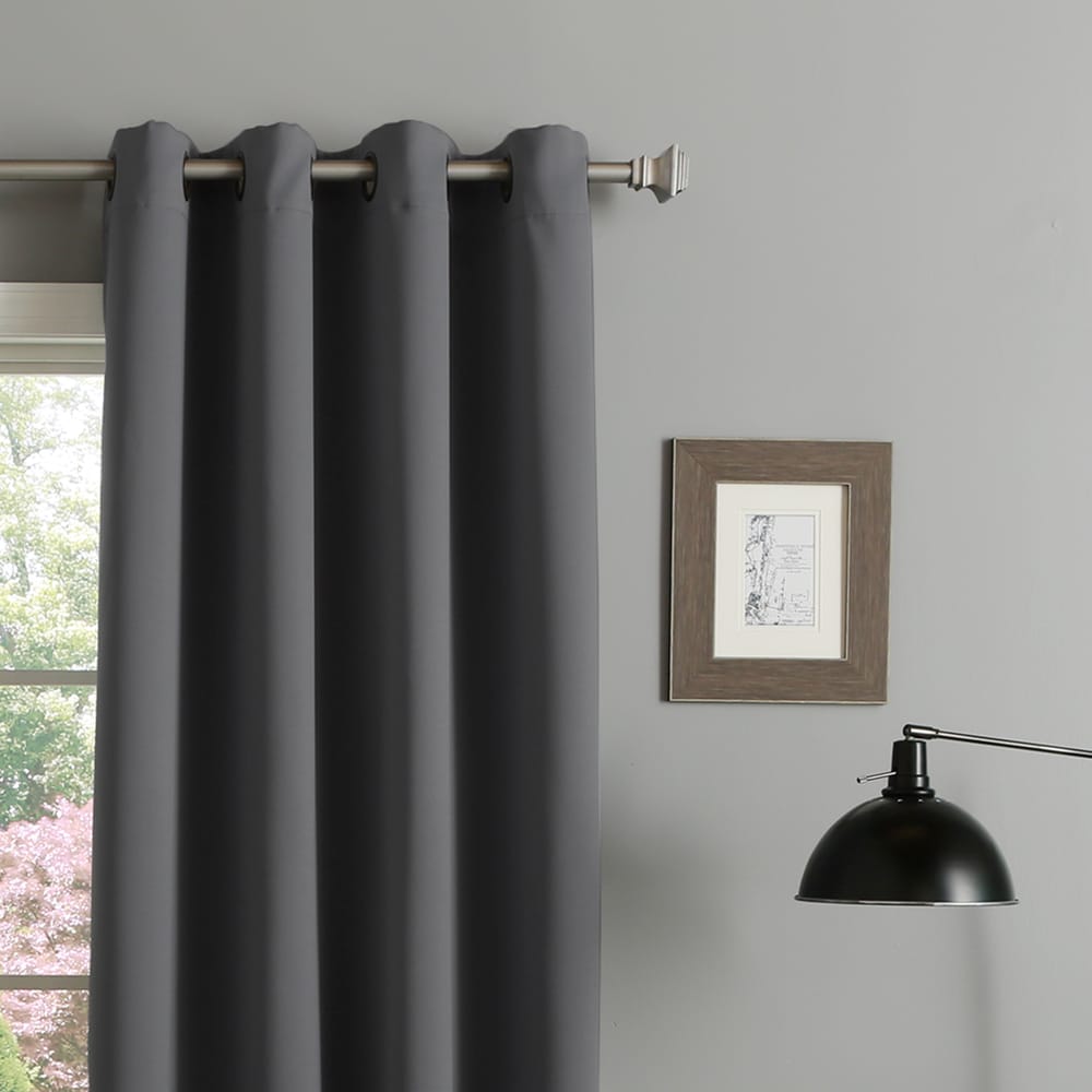 Aurora Home Grommet Top Insulated 64-inch Blackout Curtain Panel Pair - 52 x 64