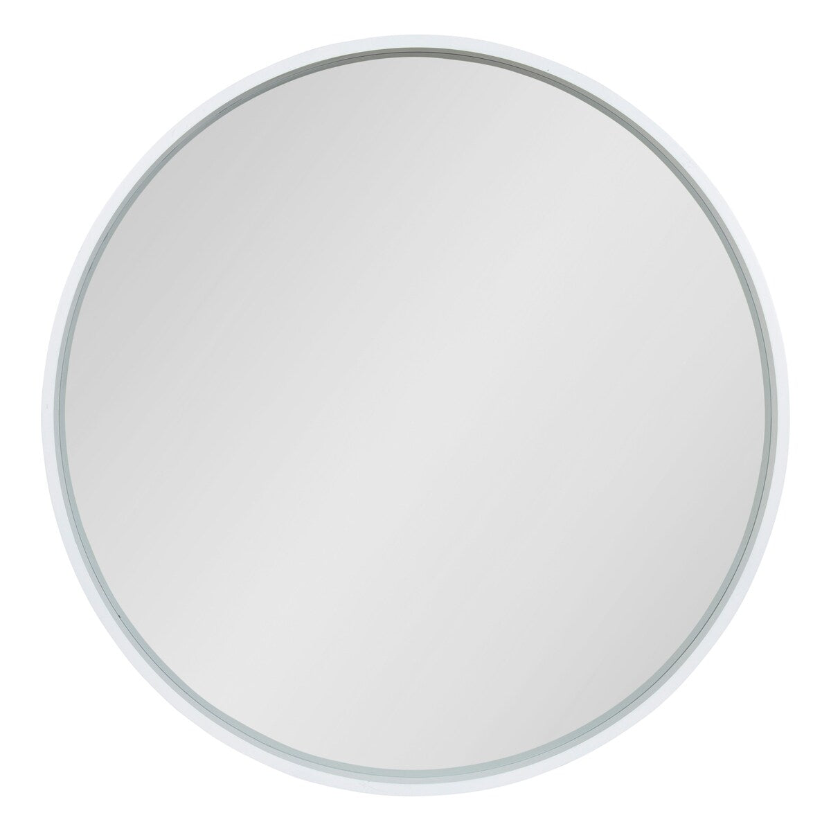 Kate and Laurel Travis Round Wood Accent Wall Mirror