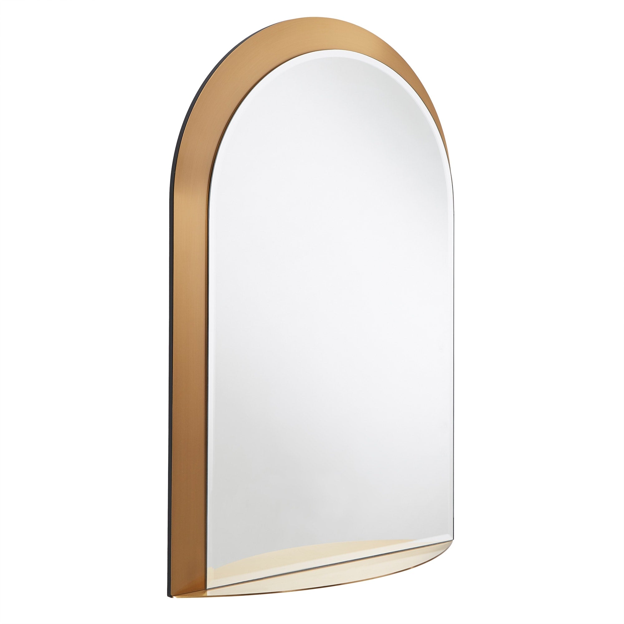 Concord Metal Arched Wall Mirror with Shelf by iNSPIRE Q Bold