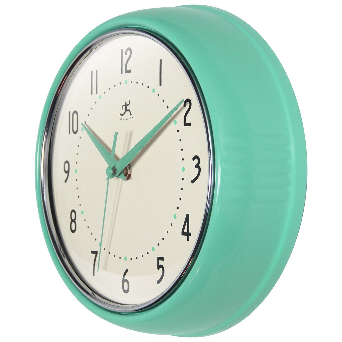 Round Retro Kitchen Wall Clock by Infinity Instruments