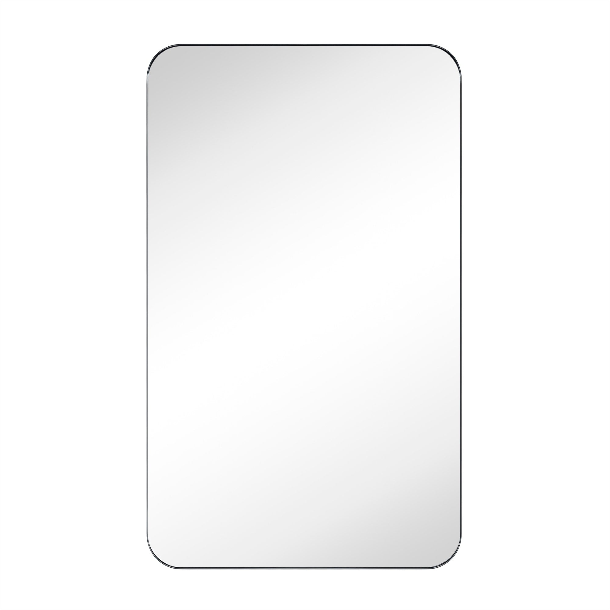 TEHOME Mid-Century Modern Chic Metal Rounded Wall Mirrors