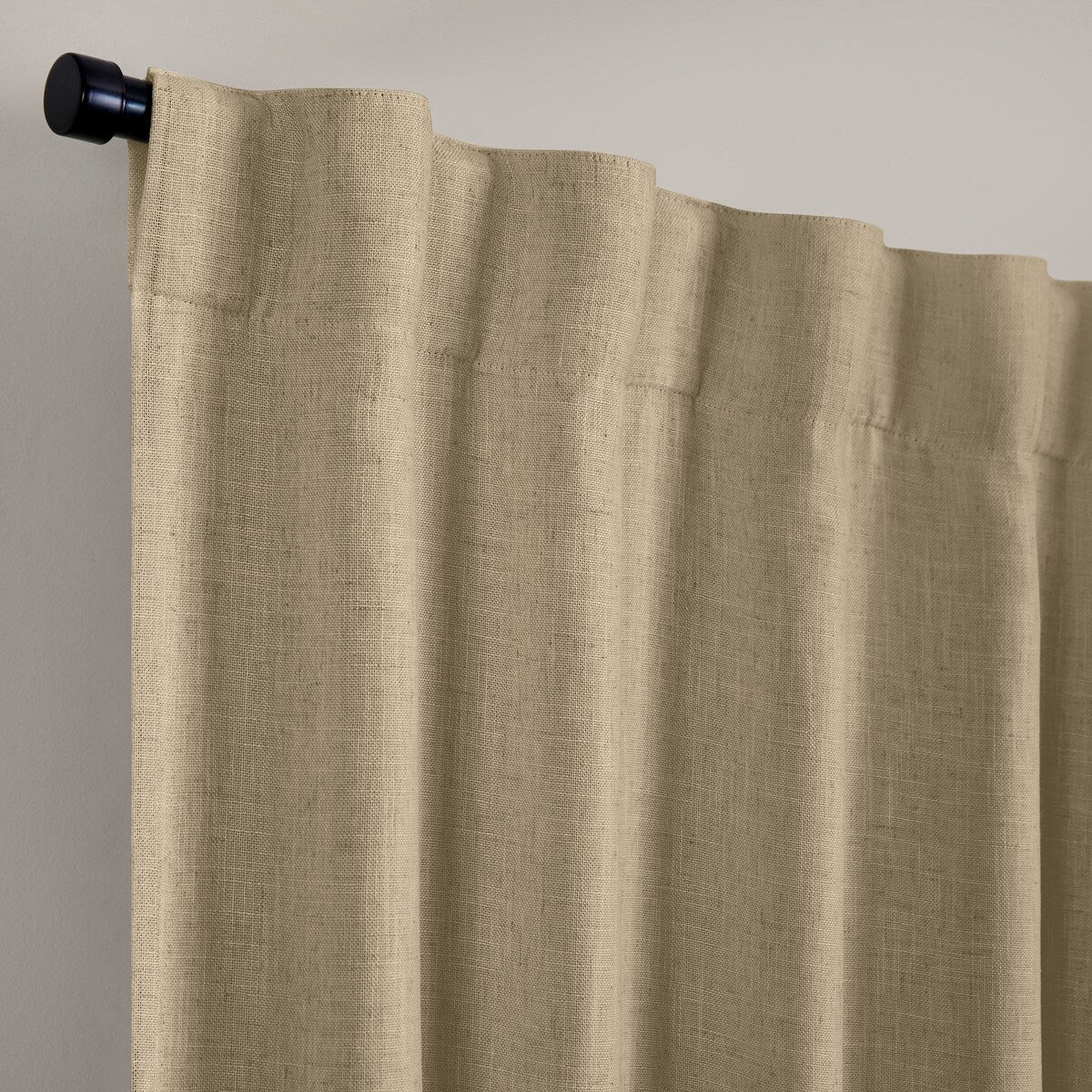 Harrow Solid Texture Blackout Window Single Curtain Panel