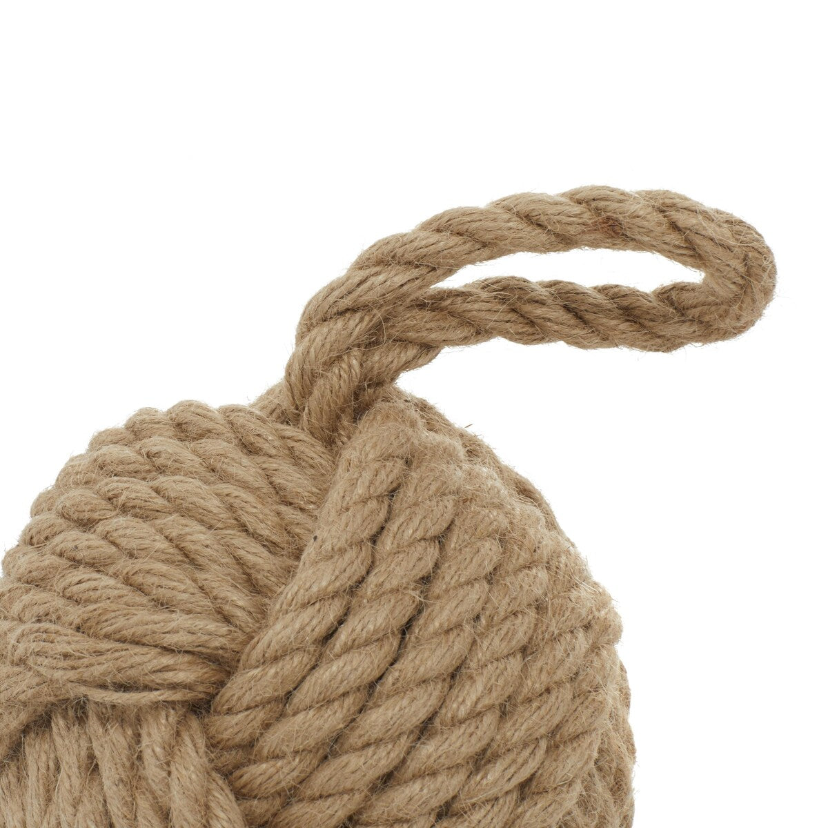 Jute Rope Knot Decorative Sculpture with Hanging Loop - Set of 2 Multi Colored - Roche River Decor