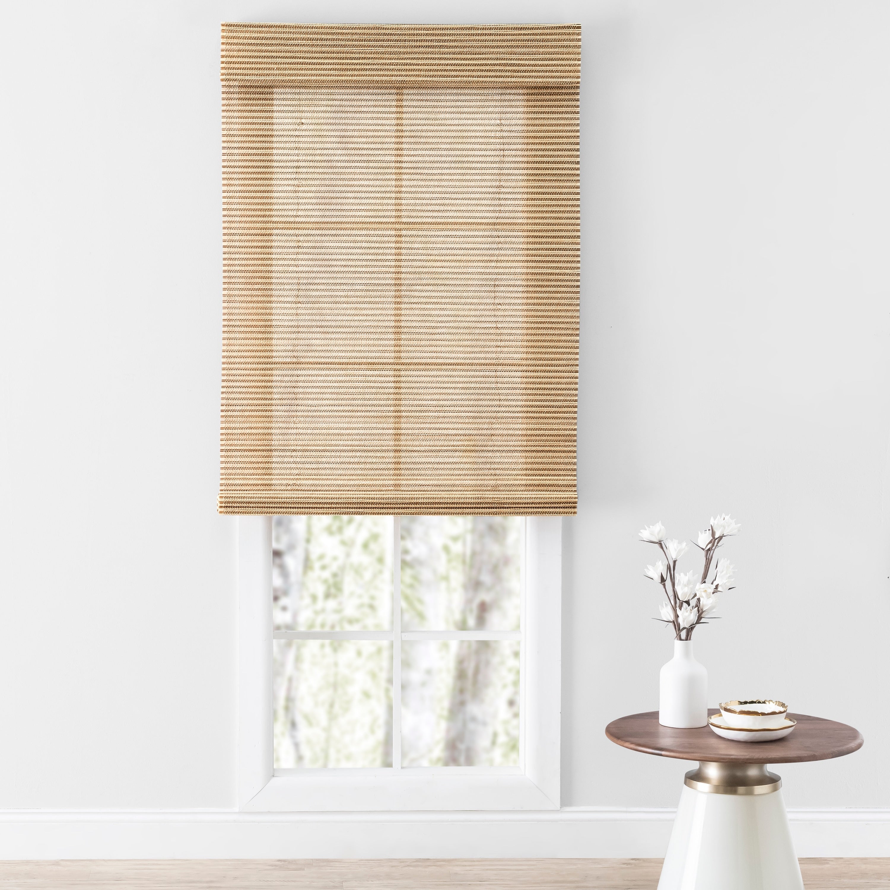 Capri Bamboo Elegant Cordless Roman Shade