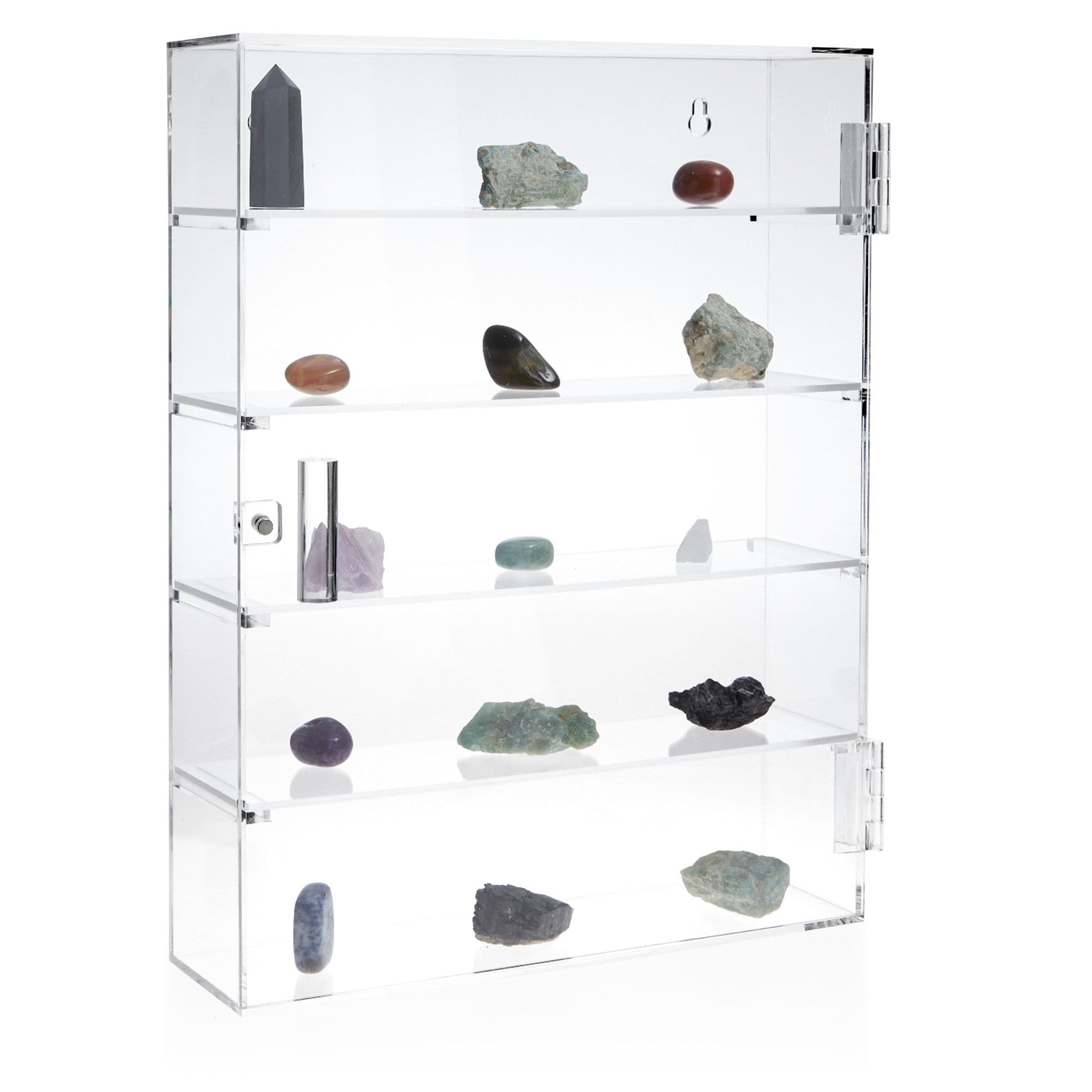 Small Acrylic Display Case for Collectibles, Figures and Keepsakes (14 Inches)