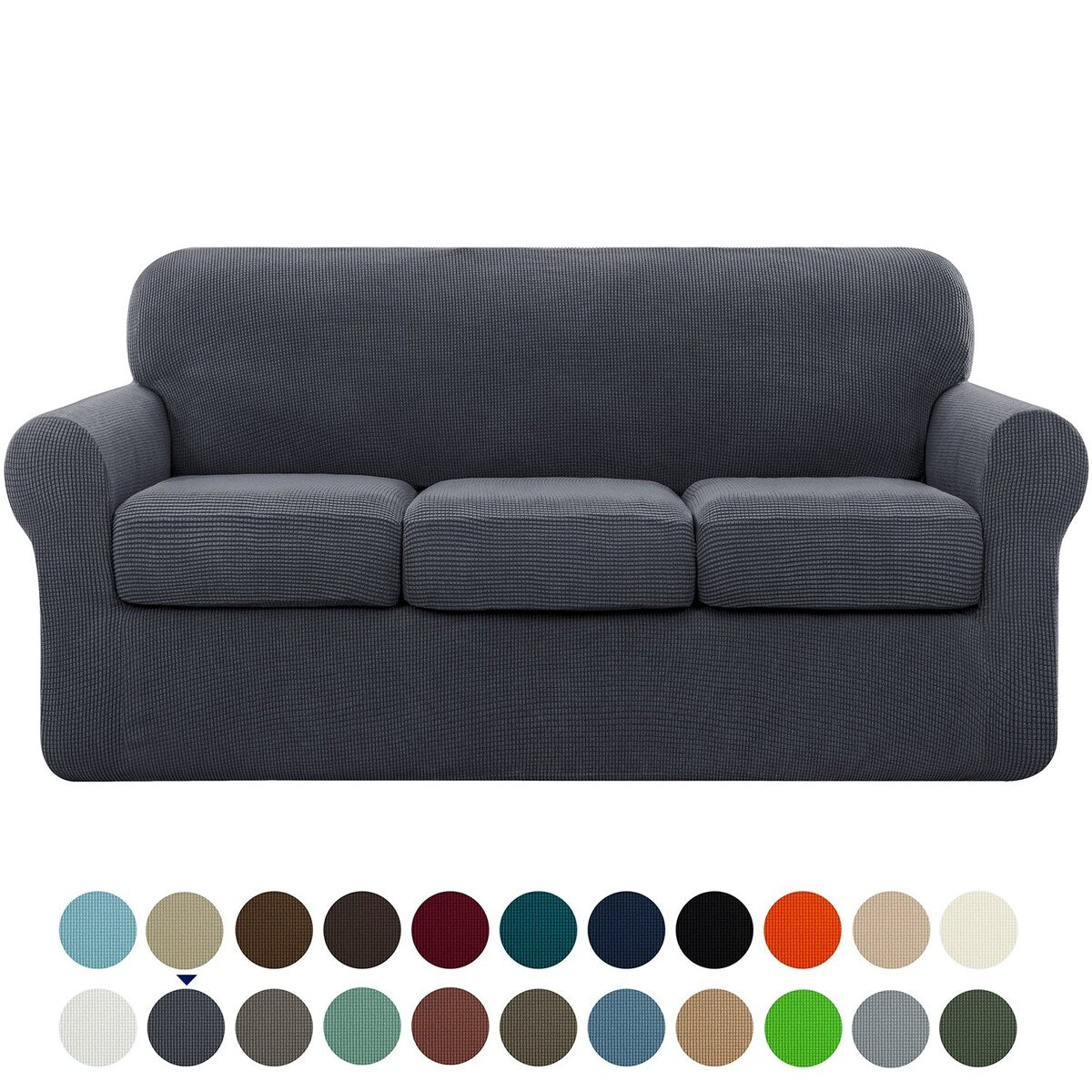 Subrtex Stretch Sofa Slipcover Cover with 3 Separate Cushion Cover