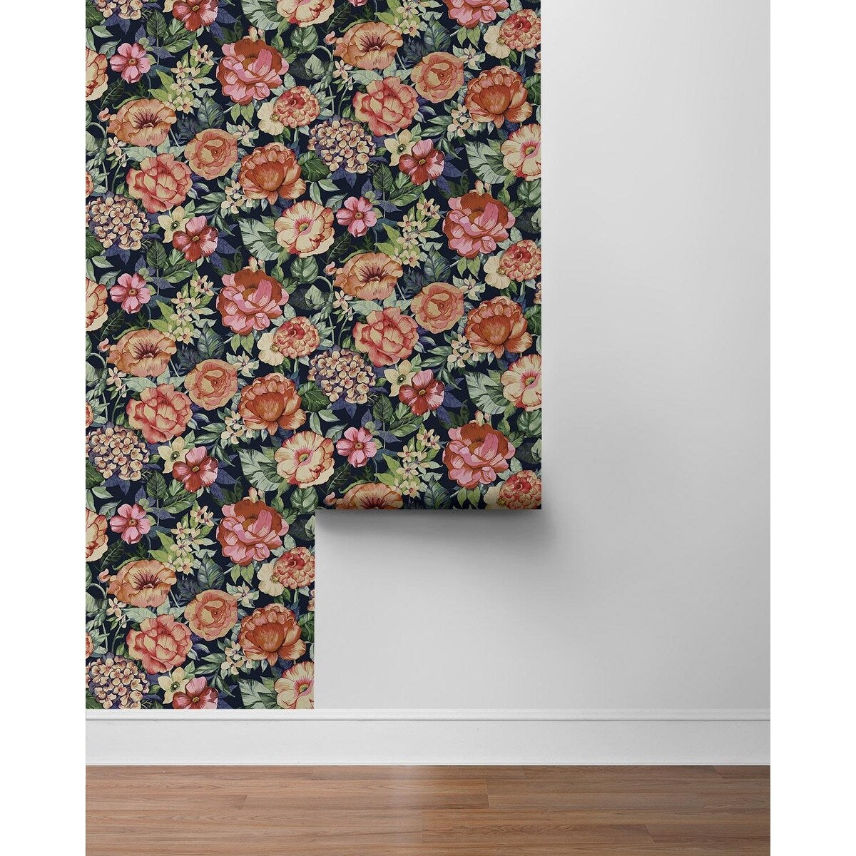 Nextwall Watercolor Floral Garden Peel And Stick Wallpaper