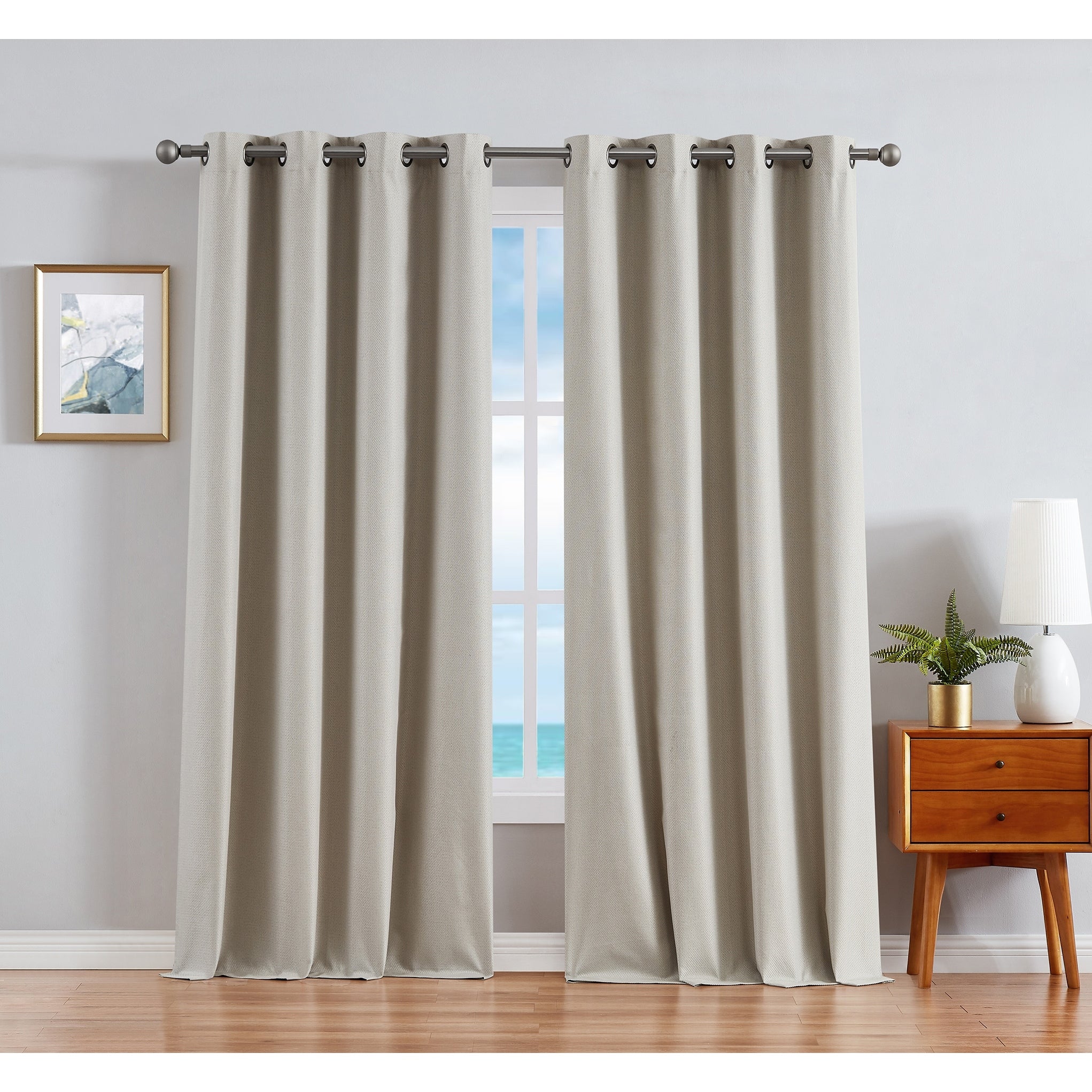 Nautica Providence Ultimate Blackout Extra Wide Curtains (Set of 2)