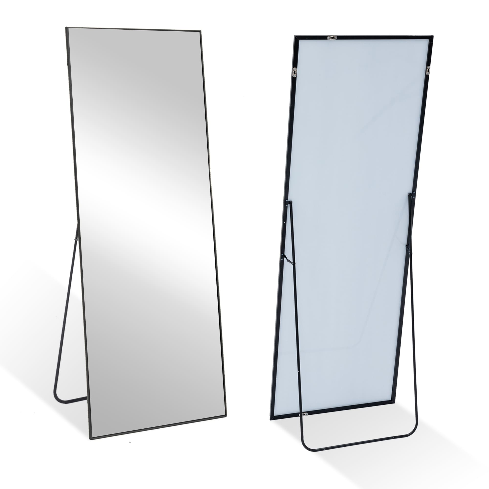 Rectangle Full Length Mirror,Floor Mirror with Stand,Hanging/Leaning