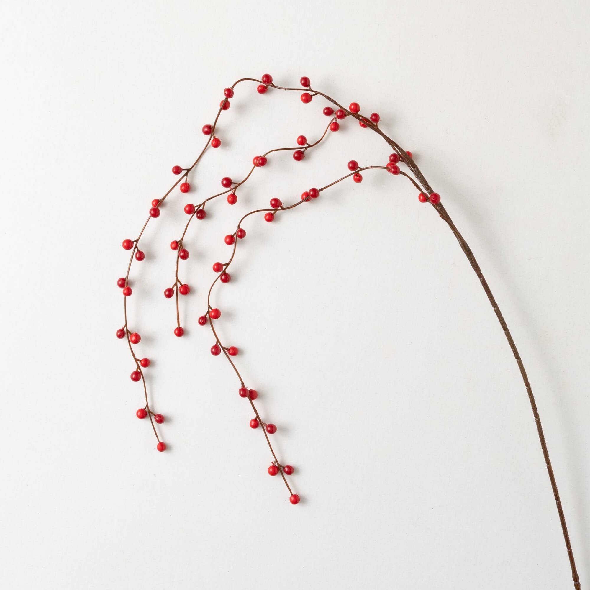 Sullivans Artificial Christmas Weeping Red Berry Stem