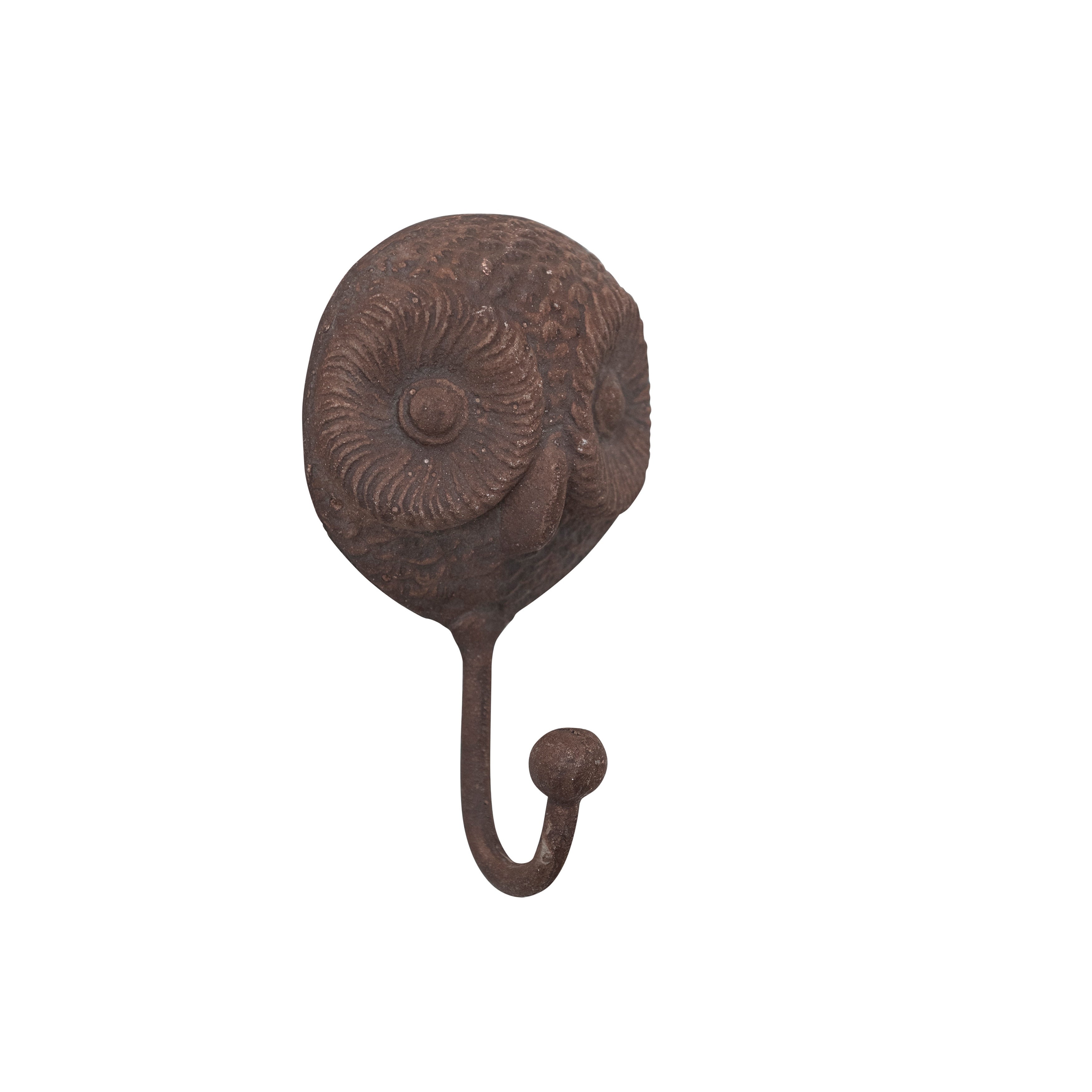 Cast Iron Owl Wall Hook - 7.0L x 4.0W x 2.0H