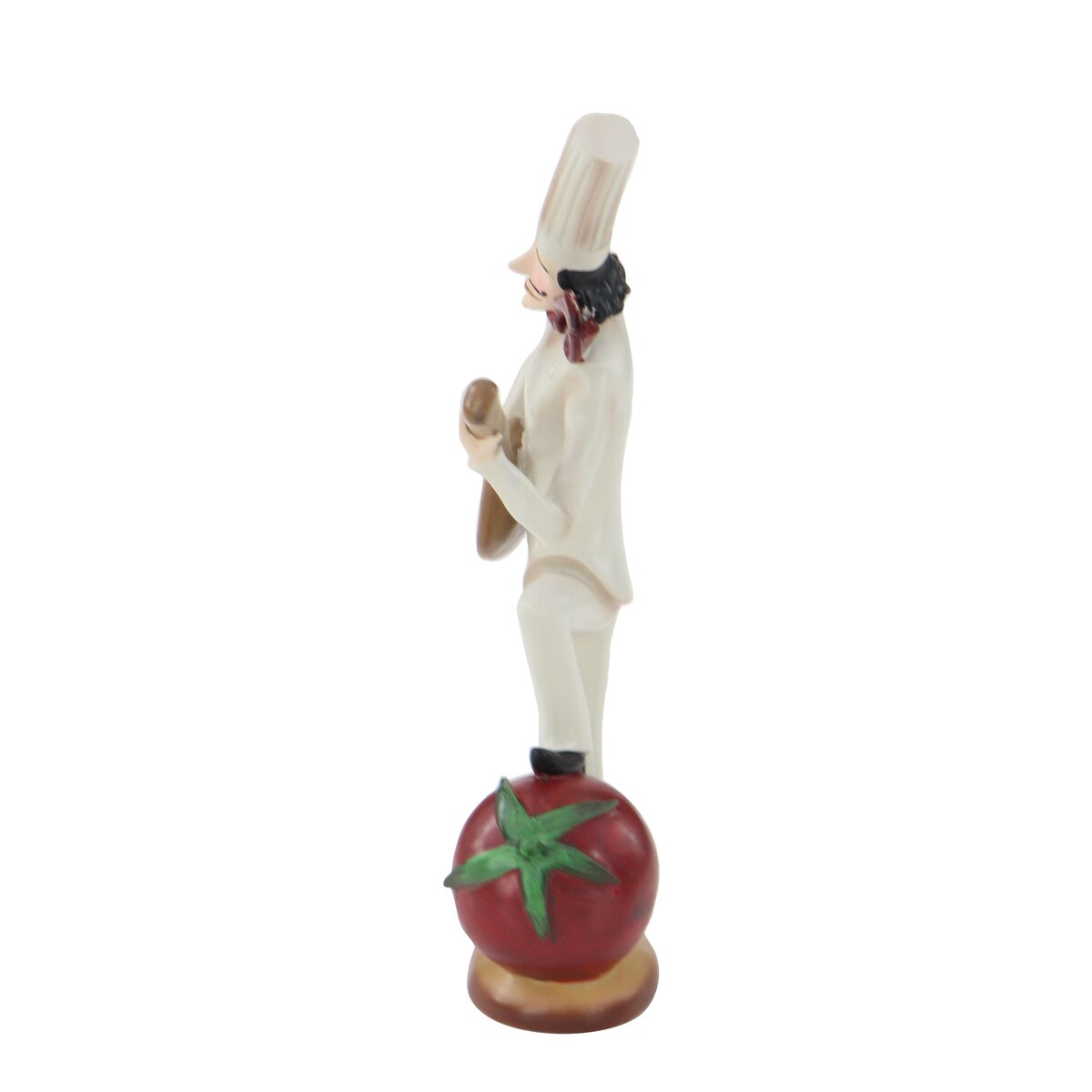 Polystone Chef Decorative Sculpture with Musical Instruments - Set of 3 White - Roche River Decor