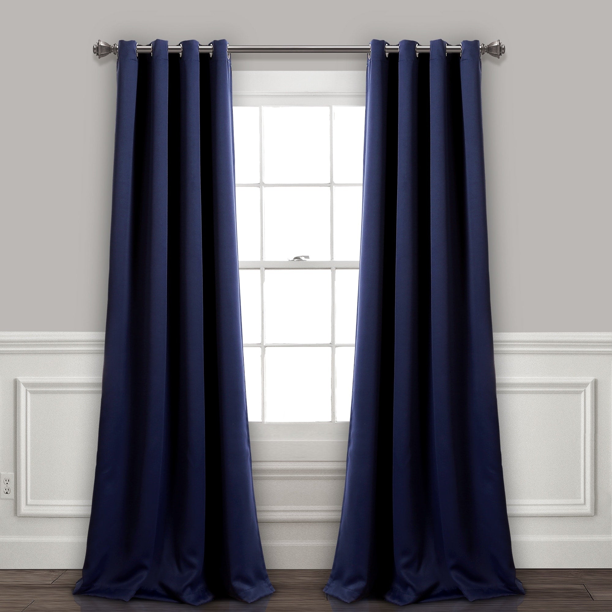 Lush Decor Insulated Grommet Blackout Curtain Panel Pair