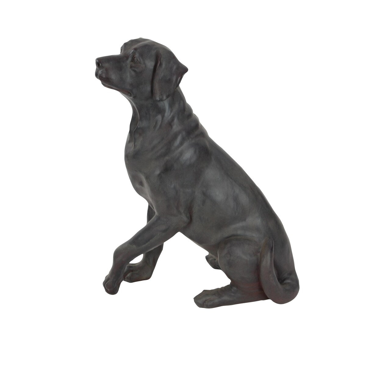 Polystone Dog Decorative Sculpture - Brown - Roche River Decor