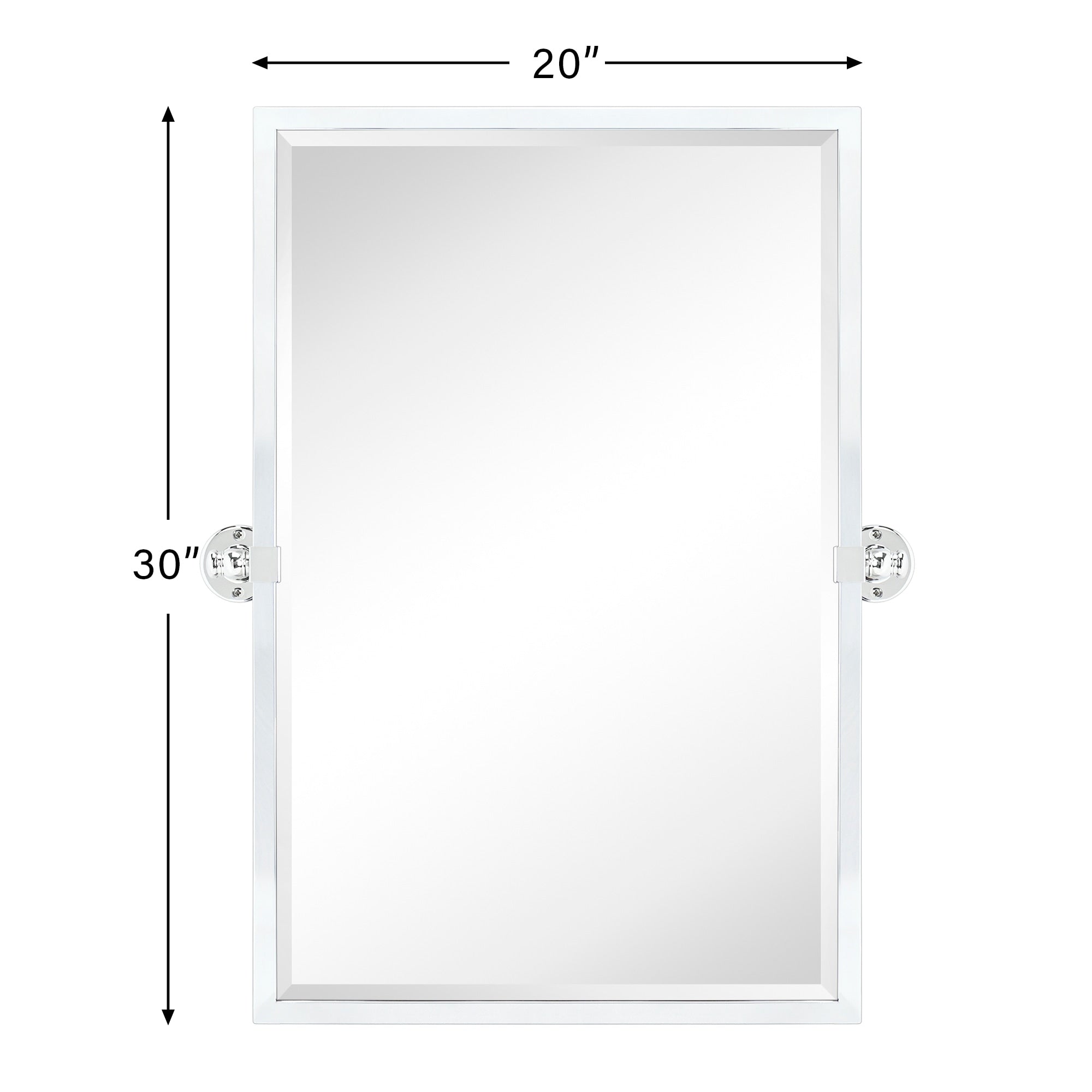 TEHOME Blakley Rectangle Metal Wall Mirror