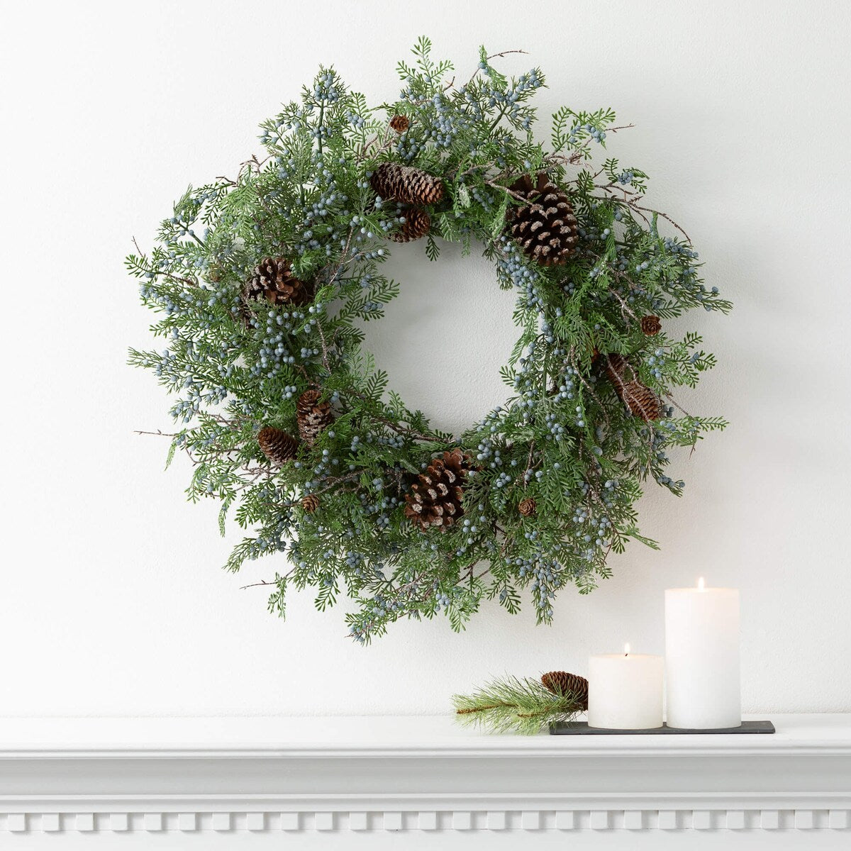 Sullivans Artificial Christmas Berry Cedar Wreath