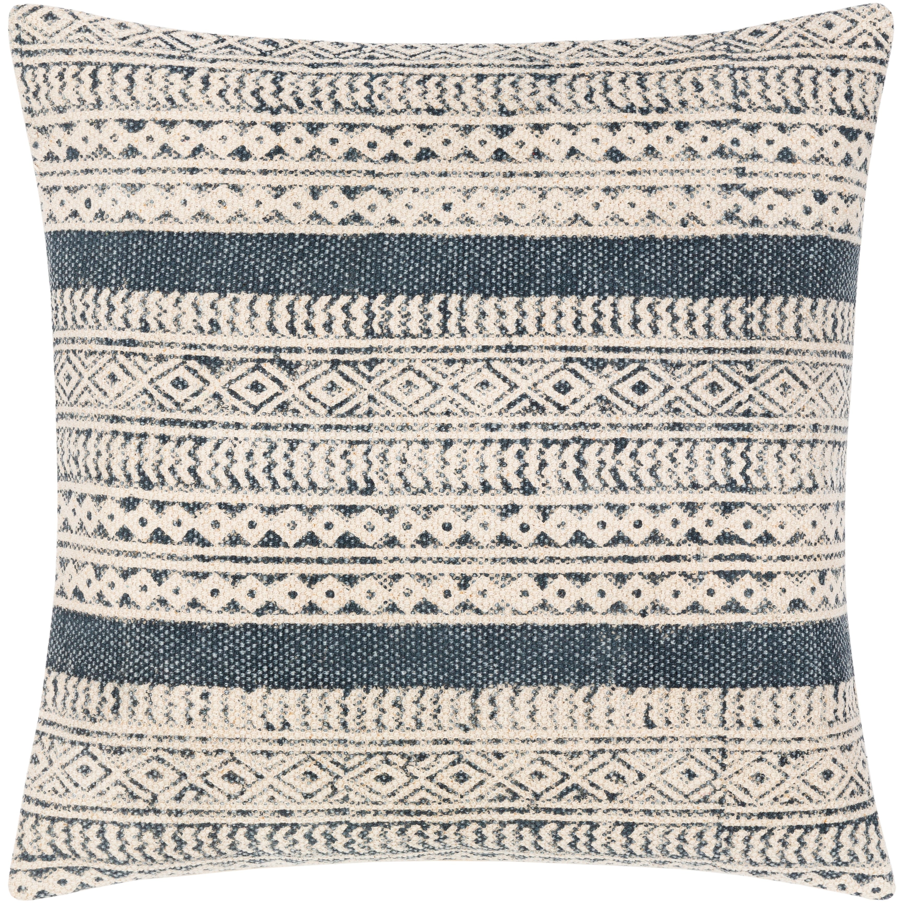 Josie Global Geometric Stripes Throw Pillow