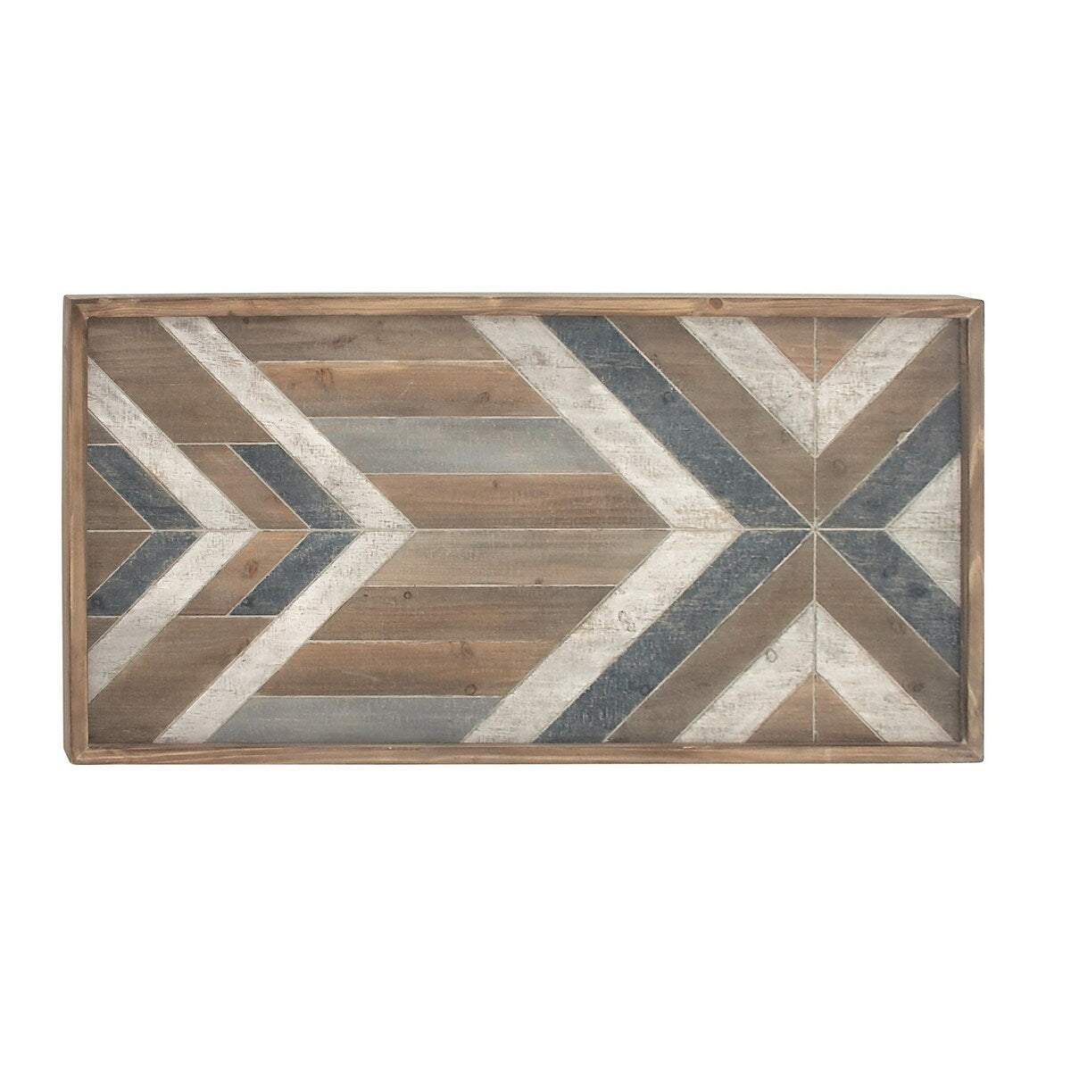 Wooden Geometric Handmade Southwestern Home Wall Decor - Multi Colored - Roche River Decor